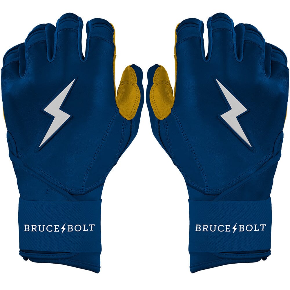 Navy Blue Batting Gloves | Batting Gloves with Wrist Support
