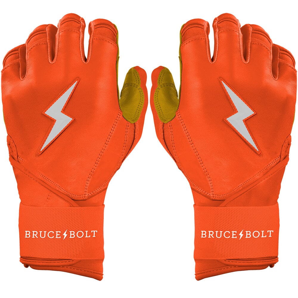Original Series Long Cuff Batting Gloves - Orange- thumb 1