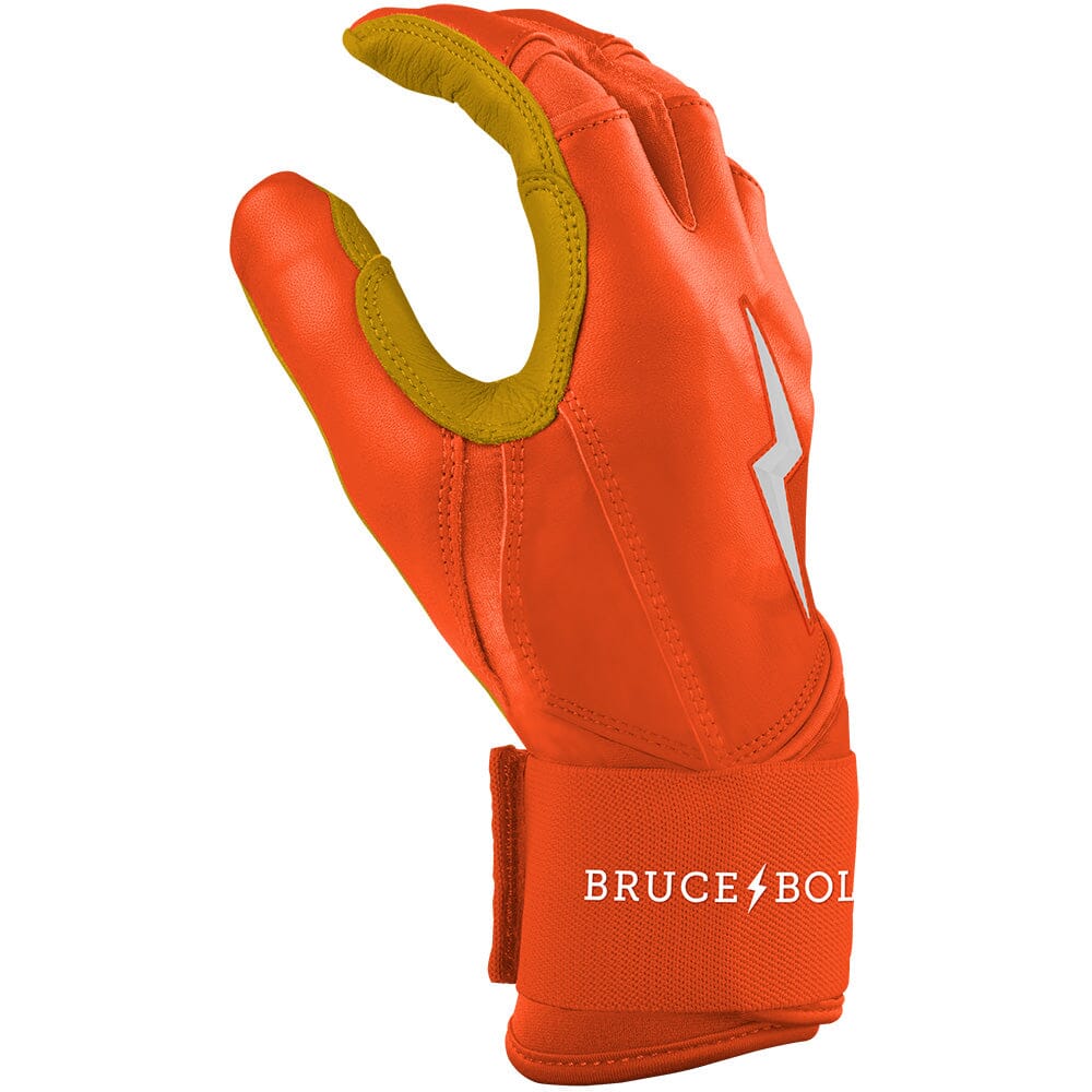 Original Series Long Cuff Batting Gloves - Orange- thumb 5
