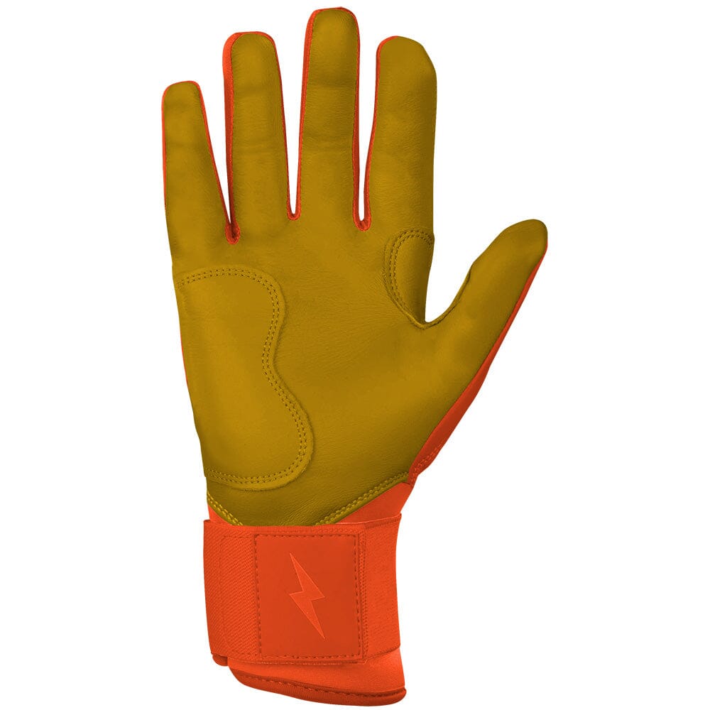 Original Series Long Cuff Batting Gloves - Orange- thumb 2