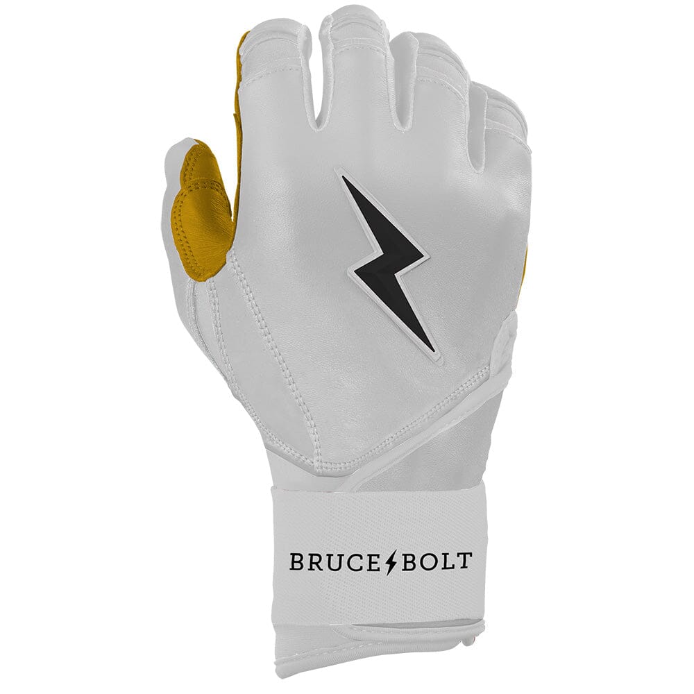 Original Series Long Cuff Batting Gloves - White- thumb 4