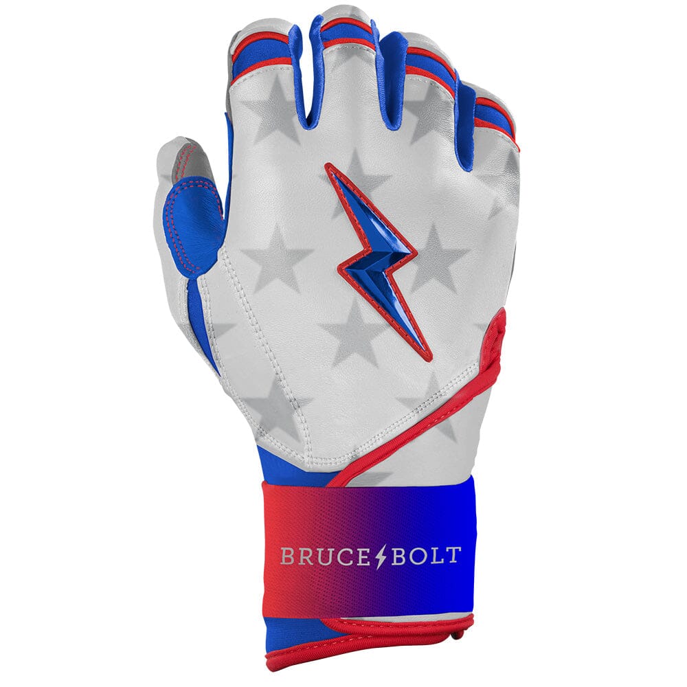 Brandon Nimmo Signature Series Long Cuff Batting Gloves - Stars & Stripes- thumb 4