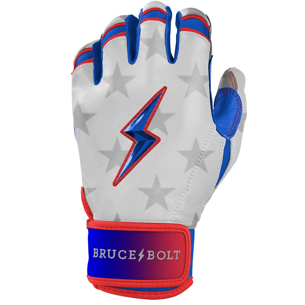 Brandon Nimmo Signature Series Short Cuff Batting Gloves - Stars & Stripes- thumb 3