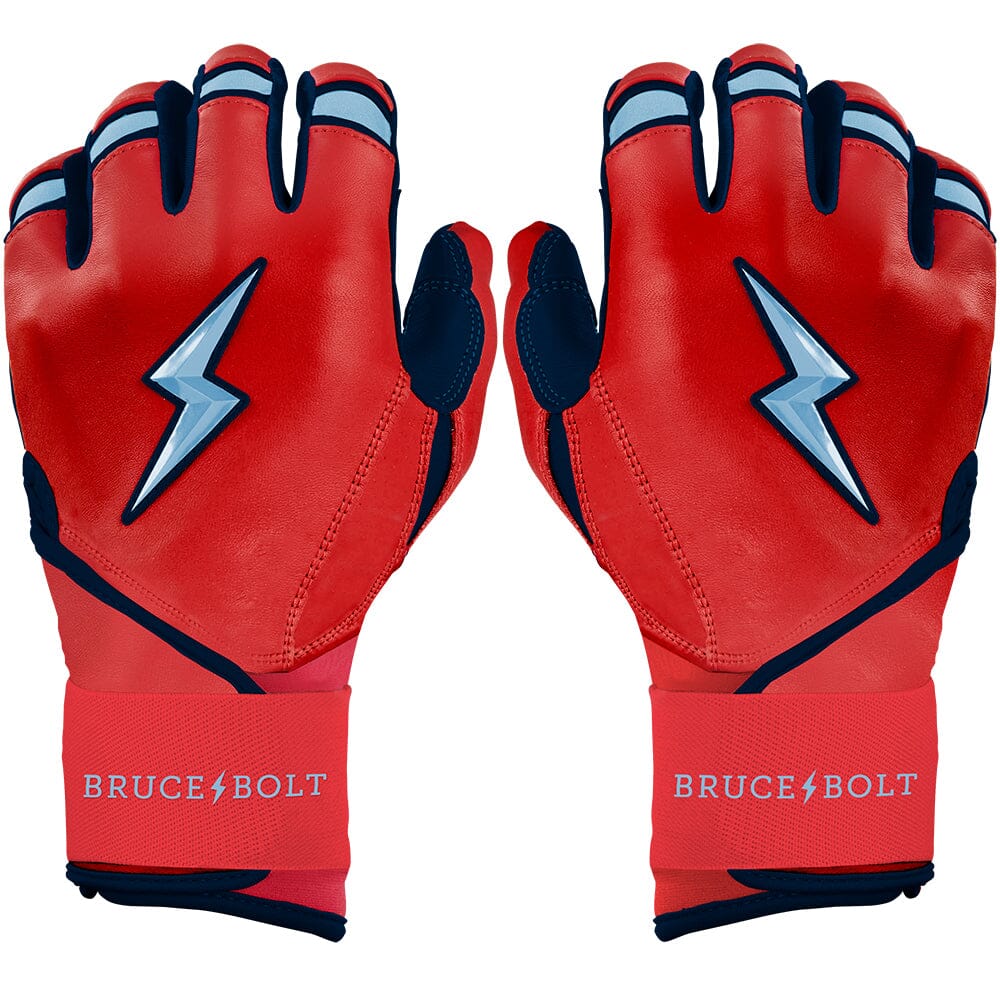 Lars Nootbaar Signature Series Long Cuff Batting Gloves - Red- thumb 1
