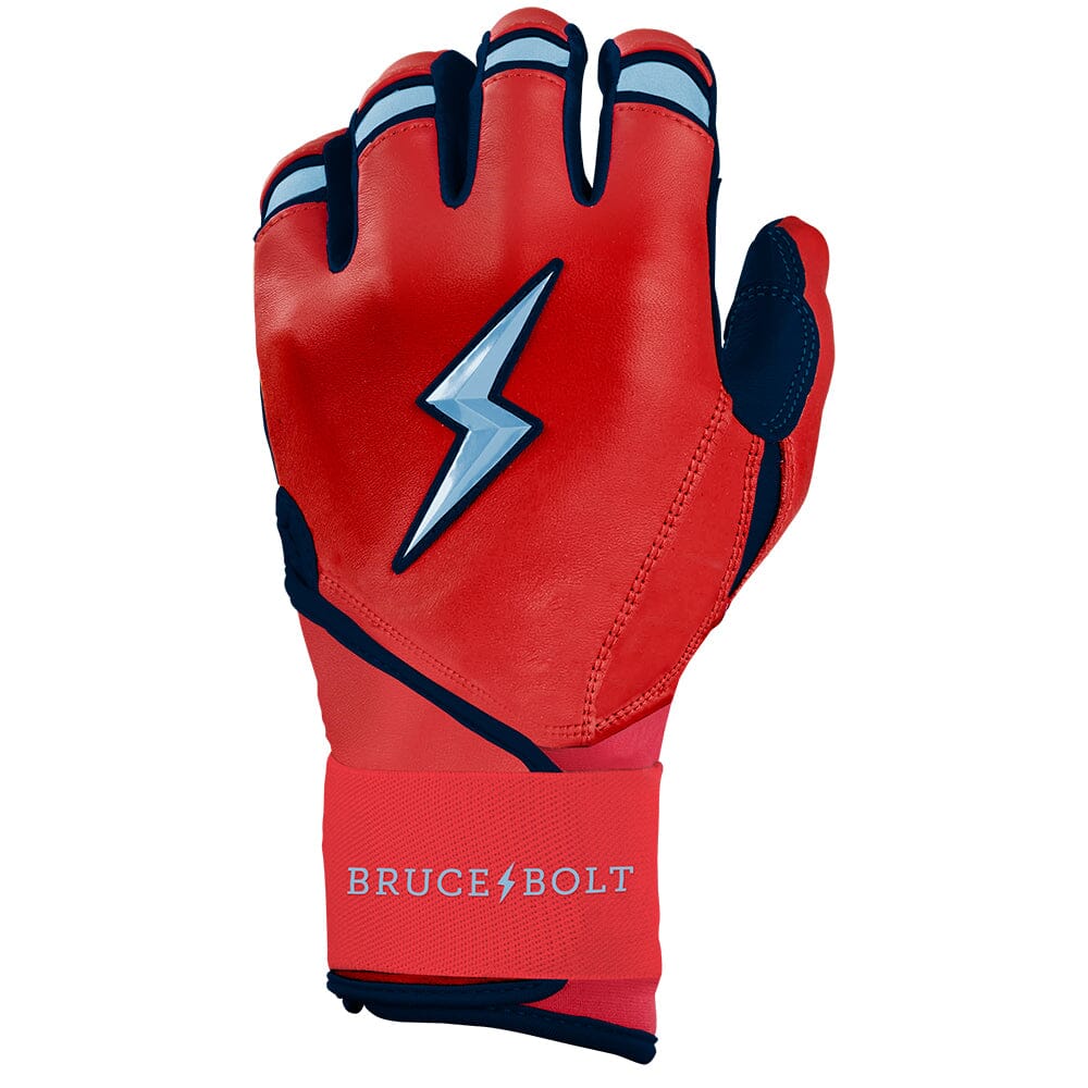 Lars Nootbaar Signature Series Long Cuff Batting Gloves - Red- thumb 3