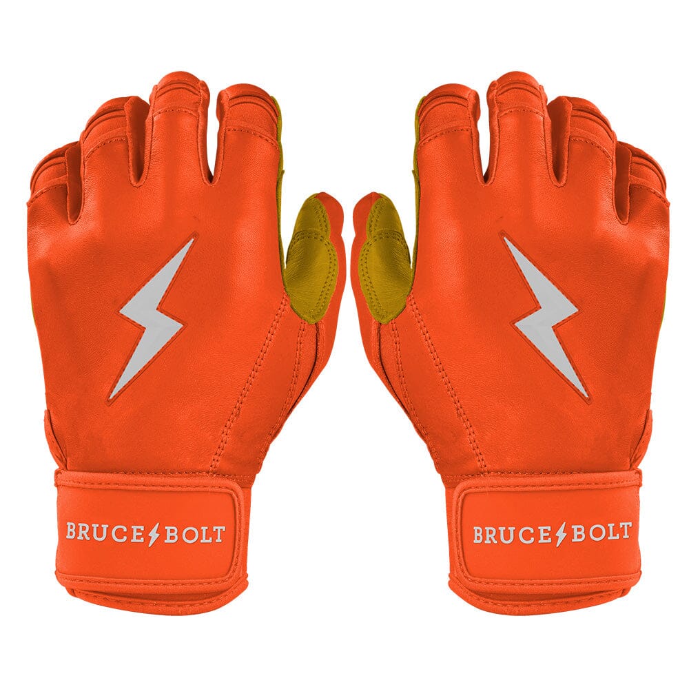Original Series Short Cuff Batting Gloves - Orange- quickbuy