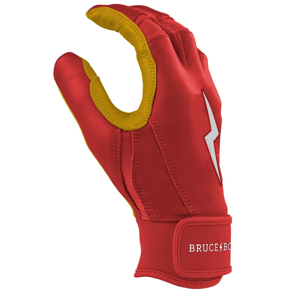 Original Series Short Cuff Batting Gloves - Red- thumb 5