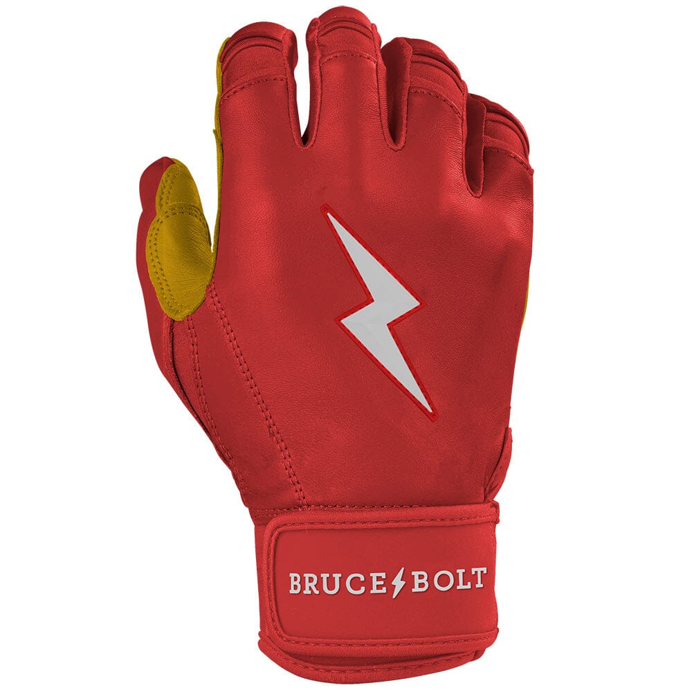 Original Series Short Cuff Batting Gloves - Red- thumb 4