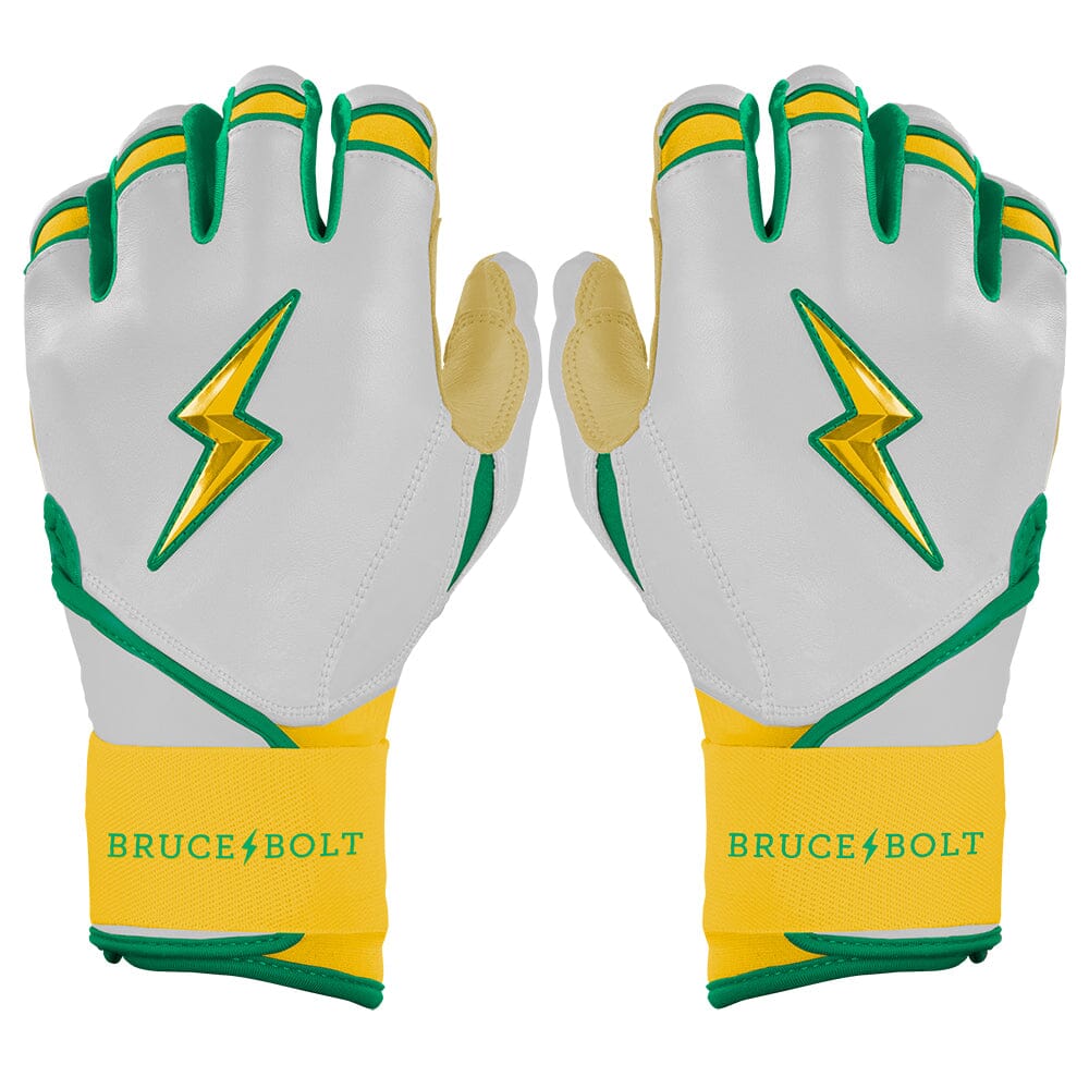 Nick Kurtz Signature Series Long Cuff Batting Gloves - Vegas White- quickbuy