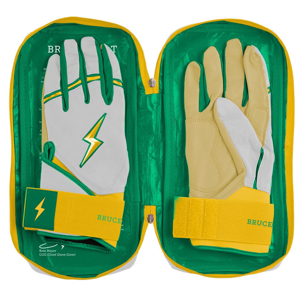 Nick Kurtz Signature Series Long Cuff Batting Gloves - Vegas White- thumb 6