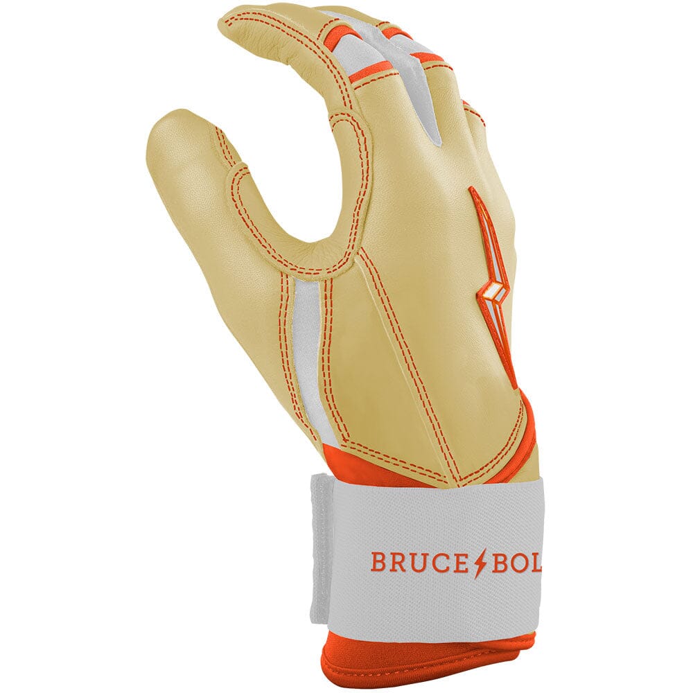 Max Clark Signature Series Long Cuff Batting Gloves - Clark Ivory- thumb 5