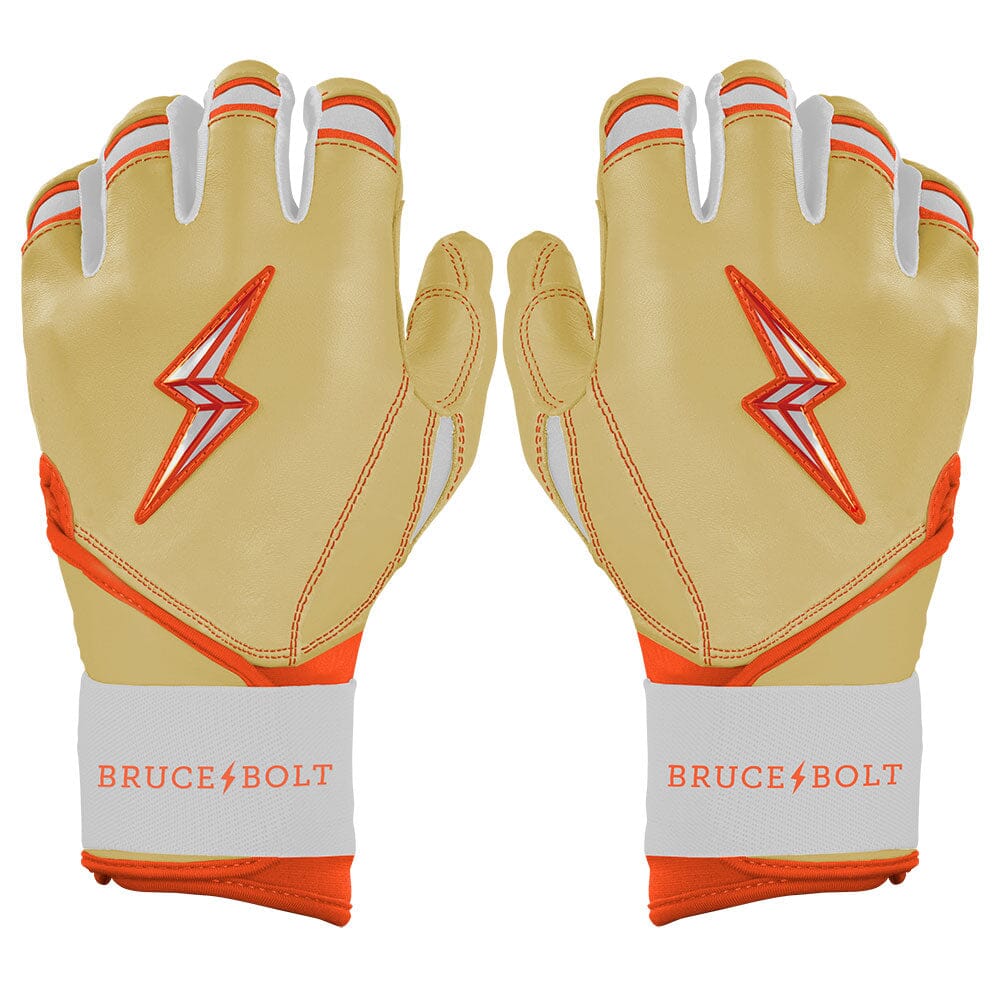 Max Clark Signature Series Long Cuff Batting Gloves - Clark Ivory- thumb 1