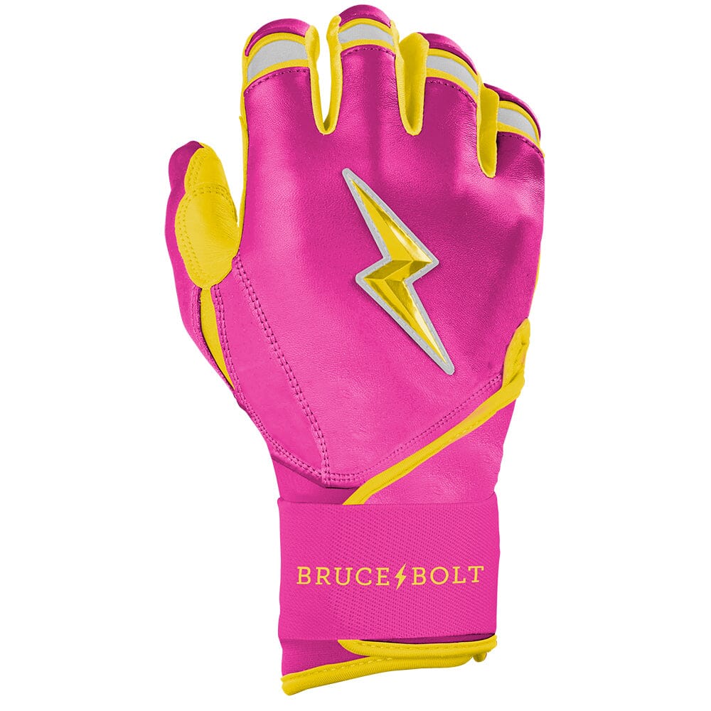 Dexter McCleon Jr. Signature Series Long Cuff Batting Gloves - Pink Lemonade- thumb 4