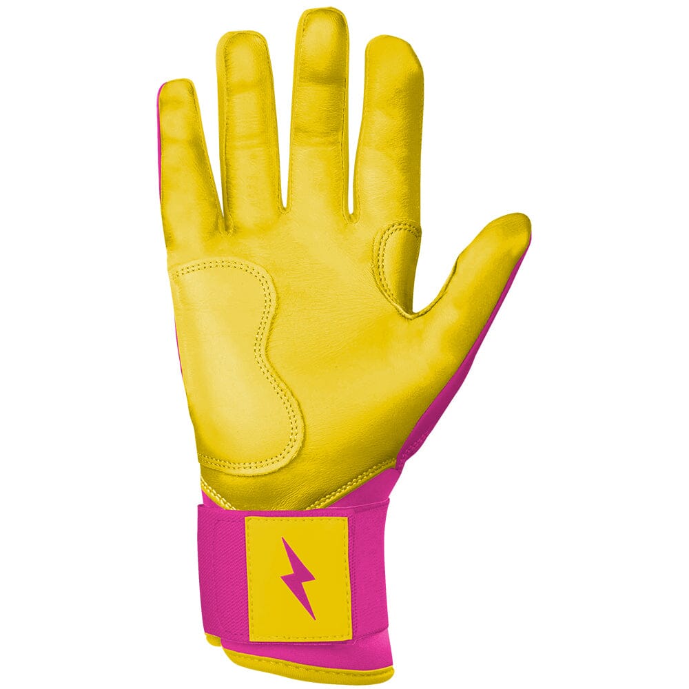 Dexter McCleon Jr. Signature Series Long Cuff Batting Gloves - Pink Lemonade- thumb 2