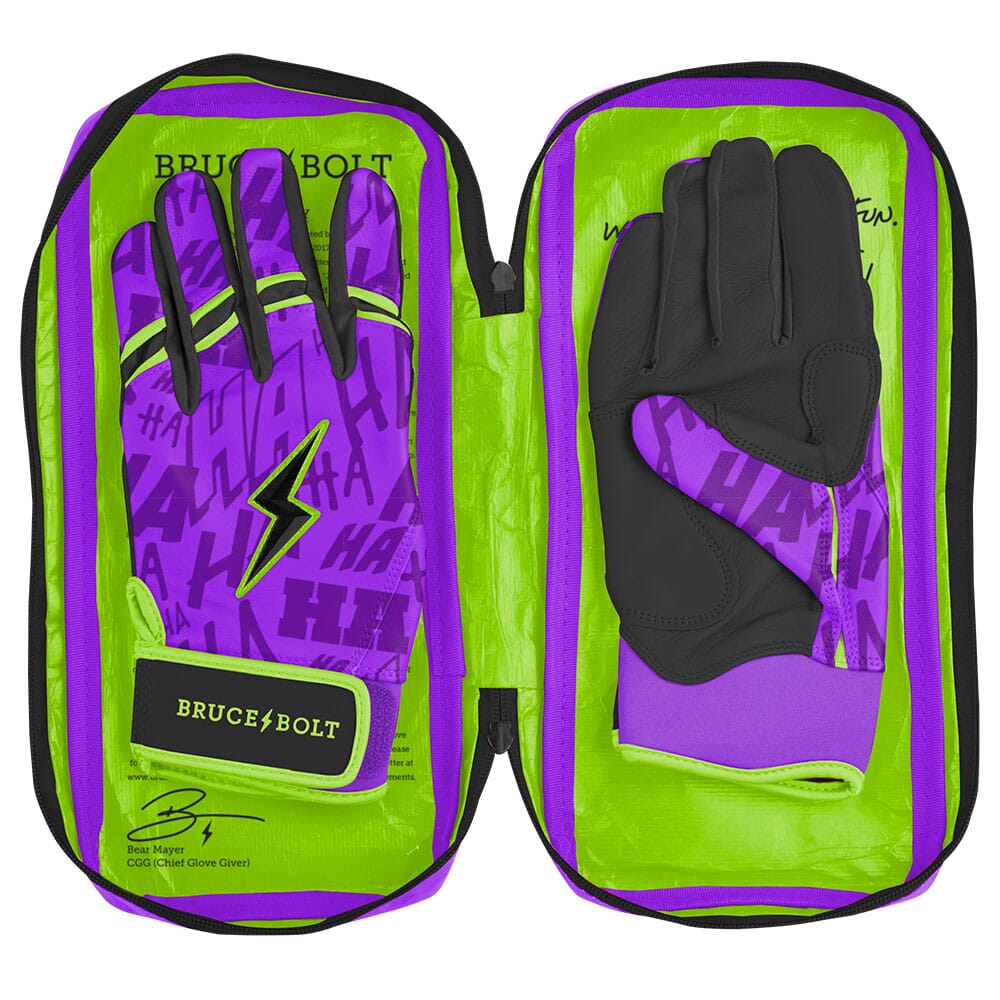 Jarren Duran Signature Series Short Cuff Batting Gloves - Purple- thumb 8