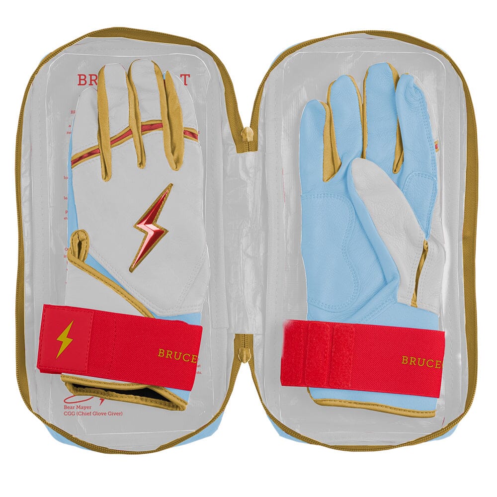 Rintaro Sasaki Signature Series Long Cuff Batting Gloves - White- thumb 7