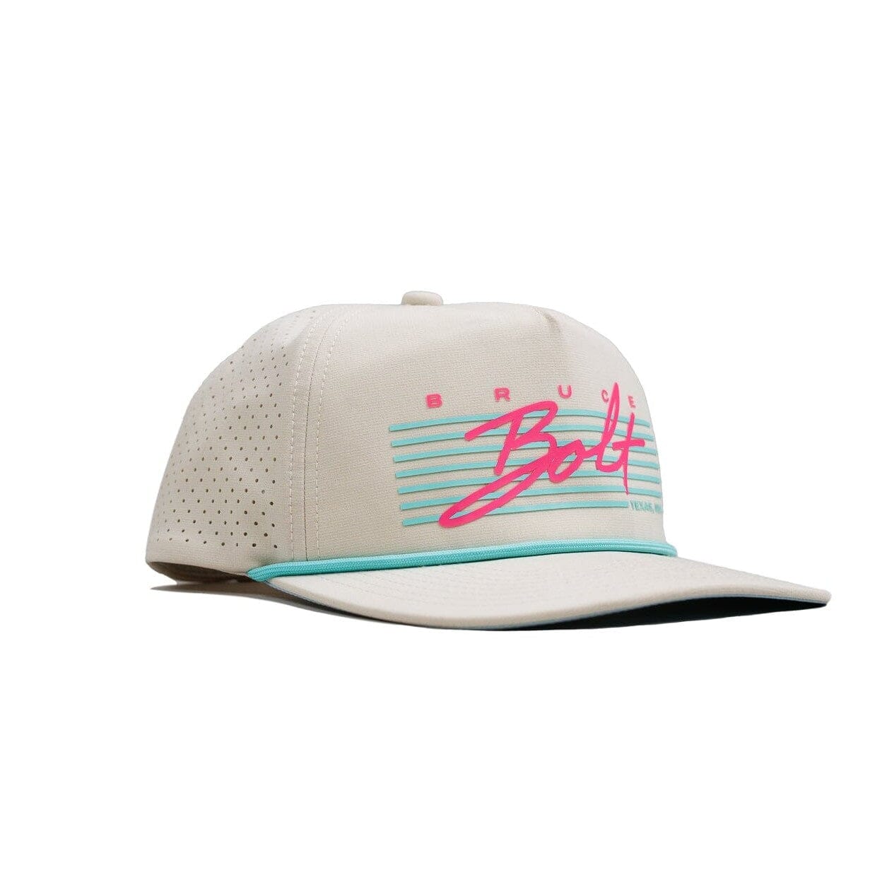 San Diego Stripe Rope Hat - Tan- thumb 3