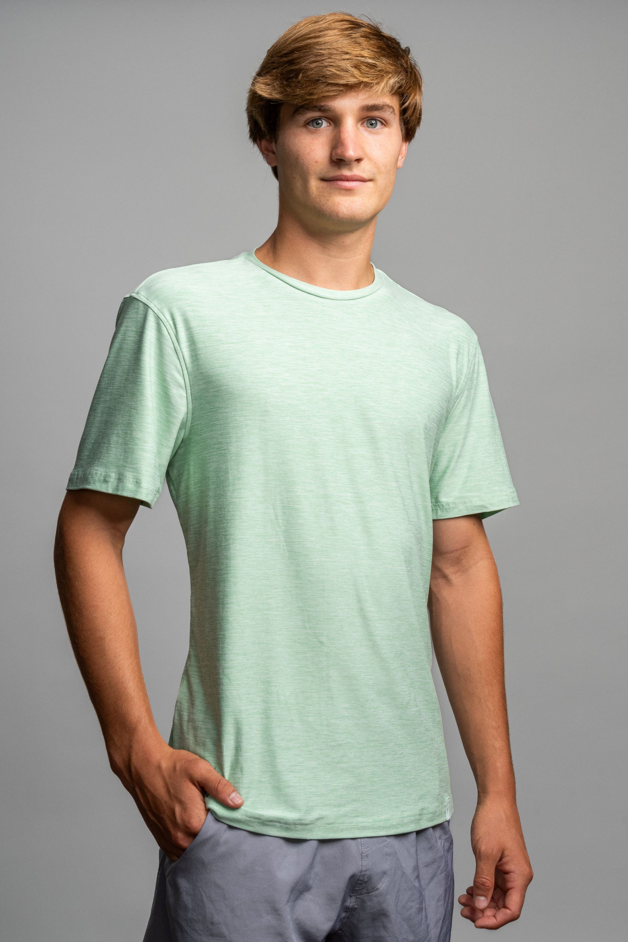 SuperSoft Short Sleeve Shirt - Mint Green- thumb 1