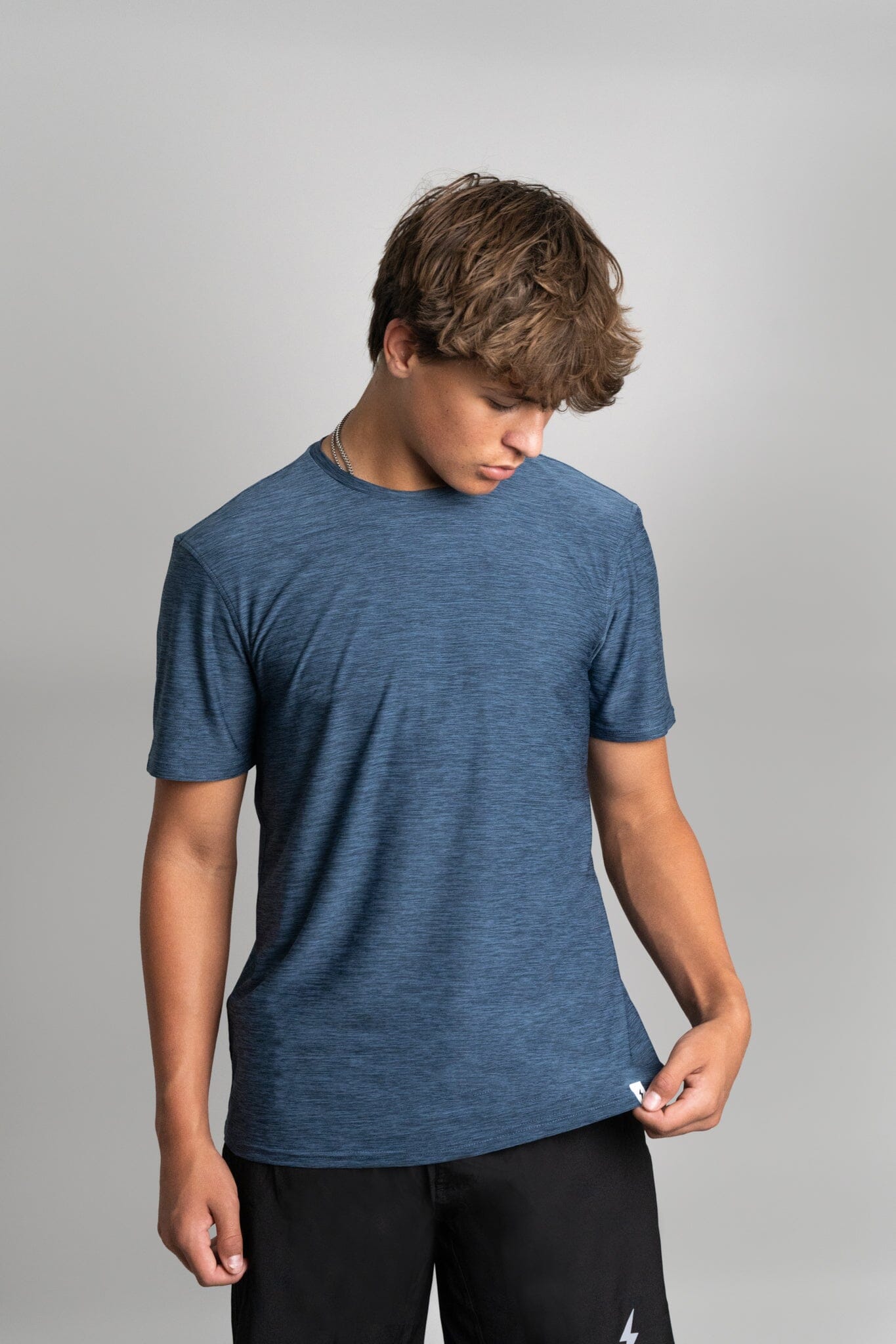 SuperSoft Short Sleeve Shirt - Navy- thumb 2