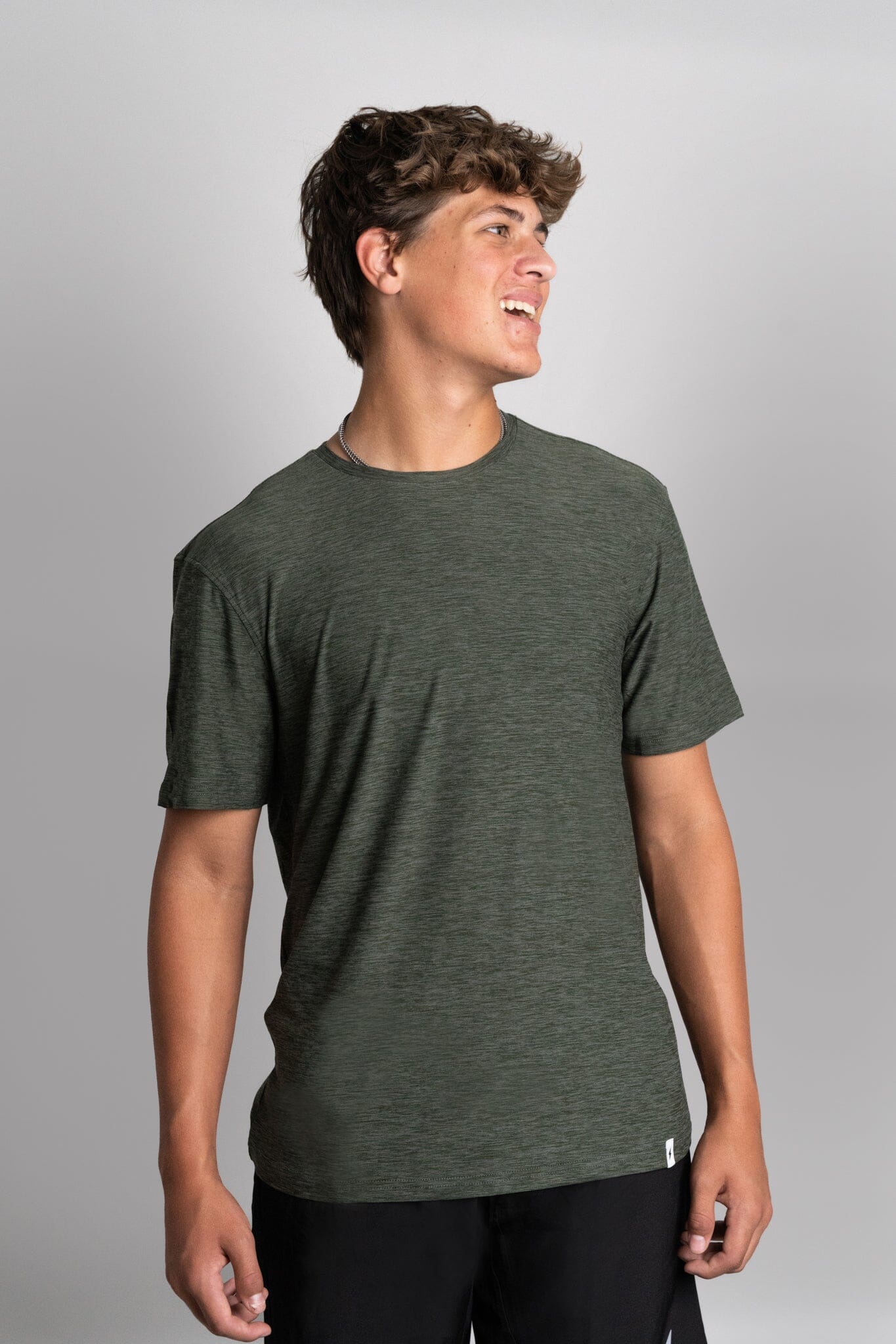 SuperSoft Short Sleeve Shirt - Olive Green- thumb 5