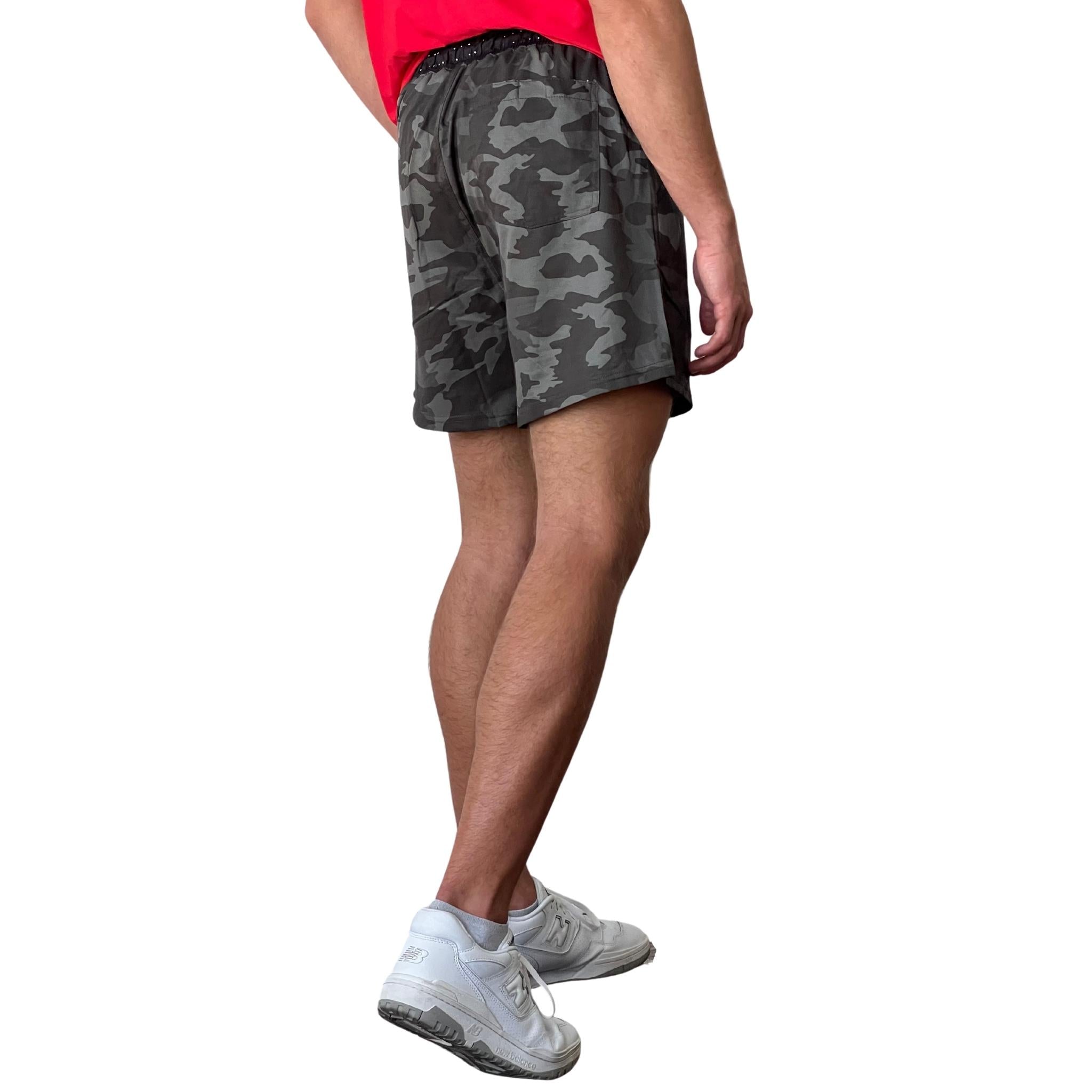 Performance 5" Short w/ Liner - Camo Green- thumb 5