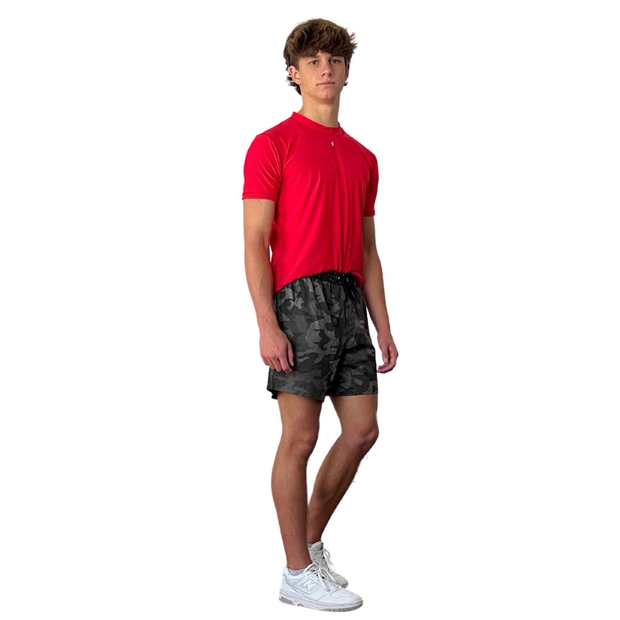 Performance 5" Short w/ Liner - Camo Green- thumb 6