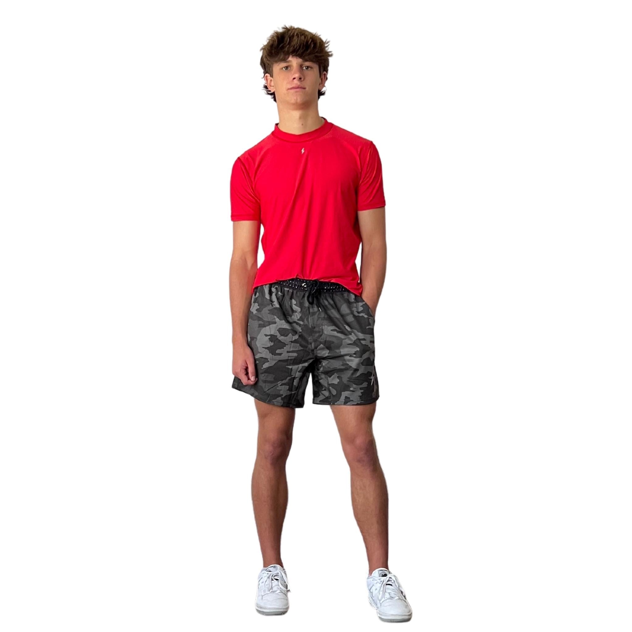 Performance 5" Short w/ Liner - Camo Green- thumb 4