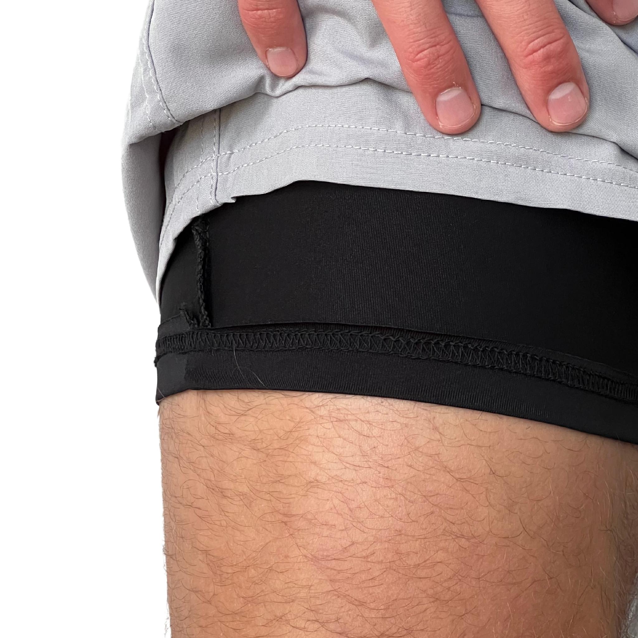 Performance 5" Short w/ Liner - Grey- thumb 3