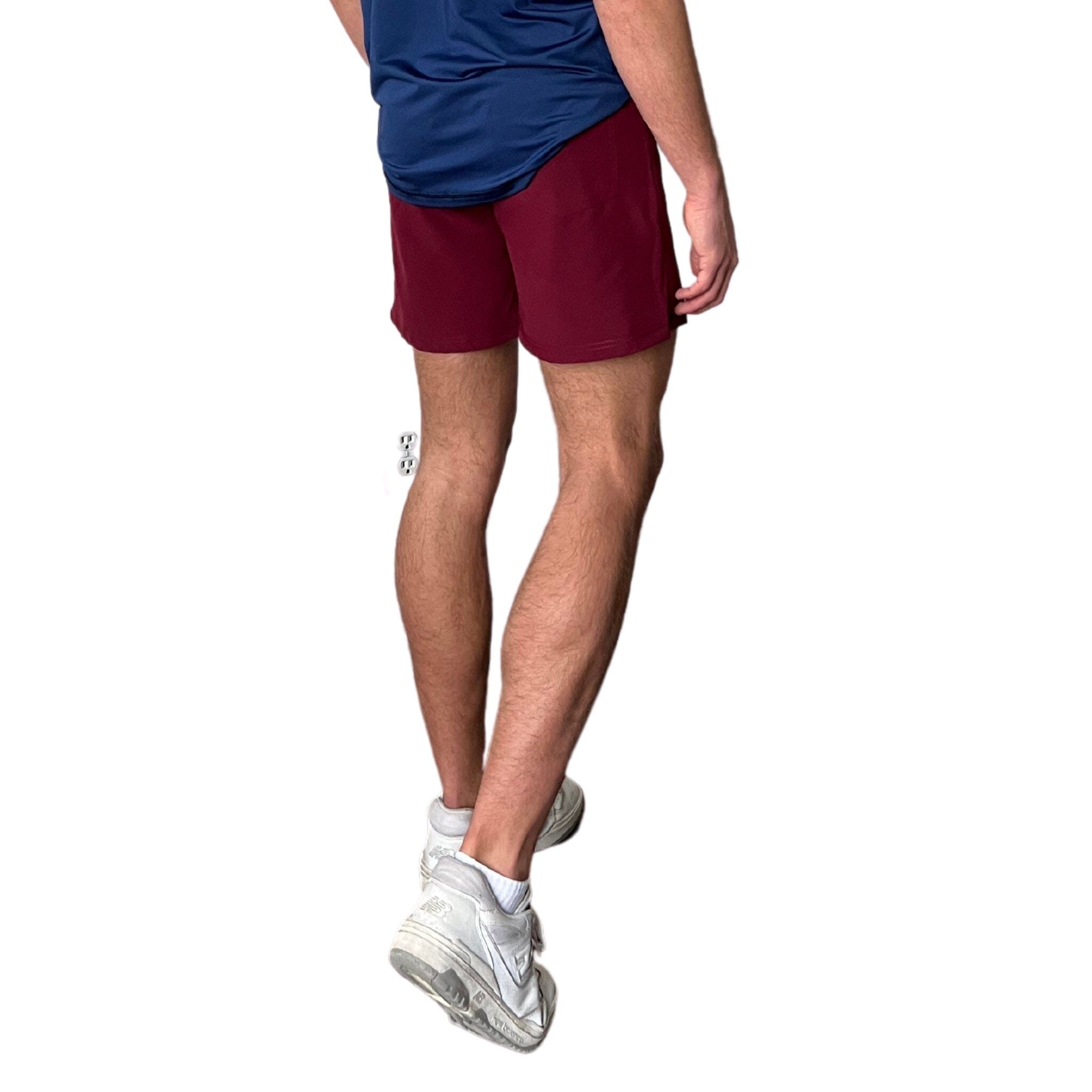 Performance 5" Short w/ Liner - Maroon- thumb 4