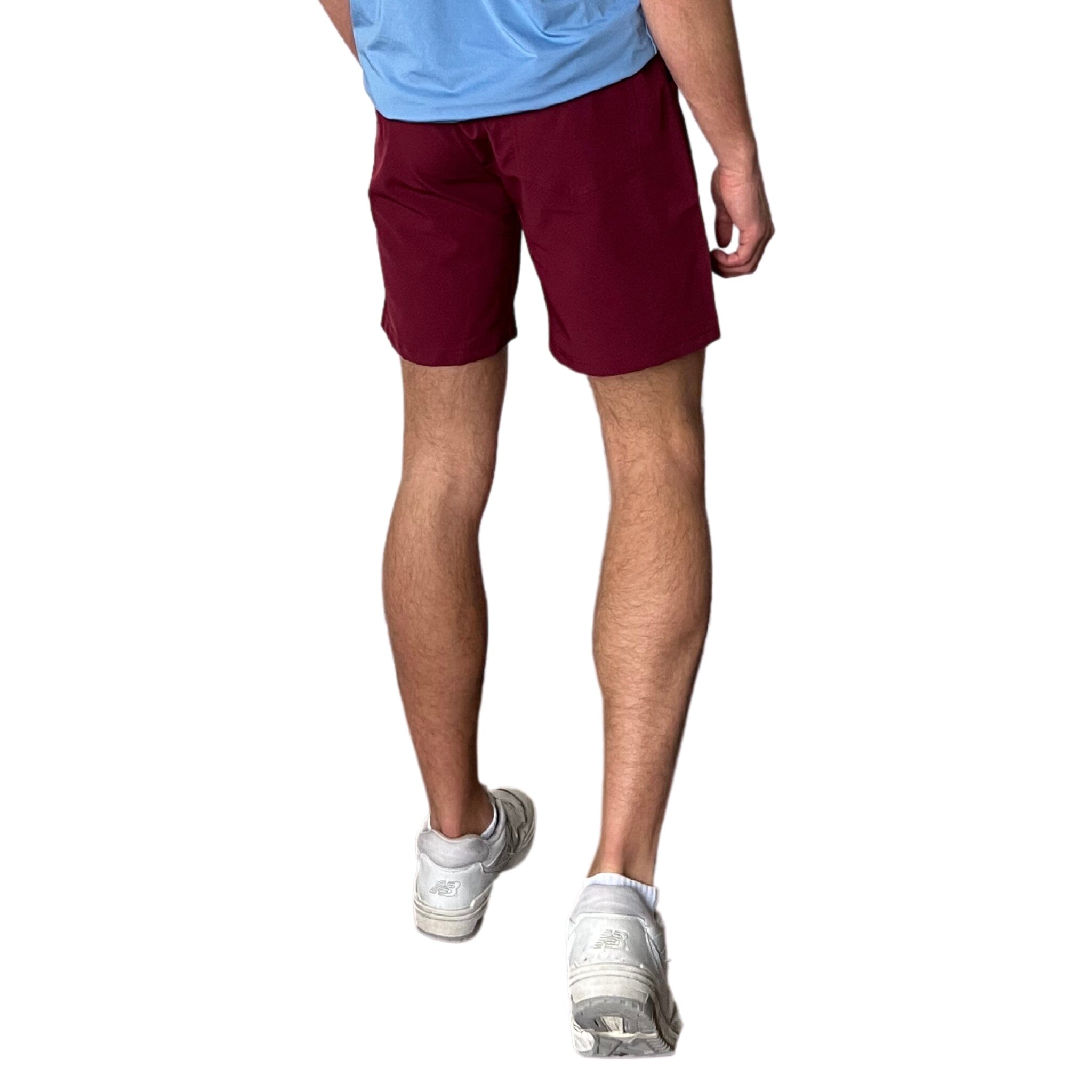Performance 7" Short - Maroon- thumb 4