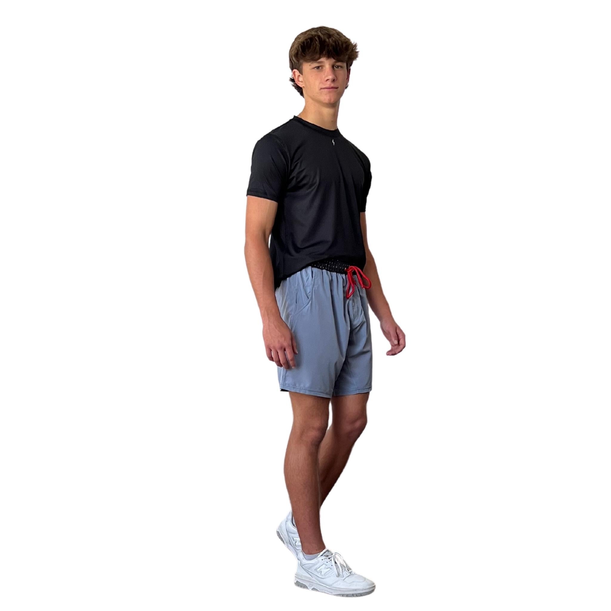 Performance 7" Short - Steel Blue- thumb 5