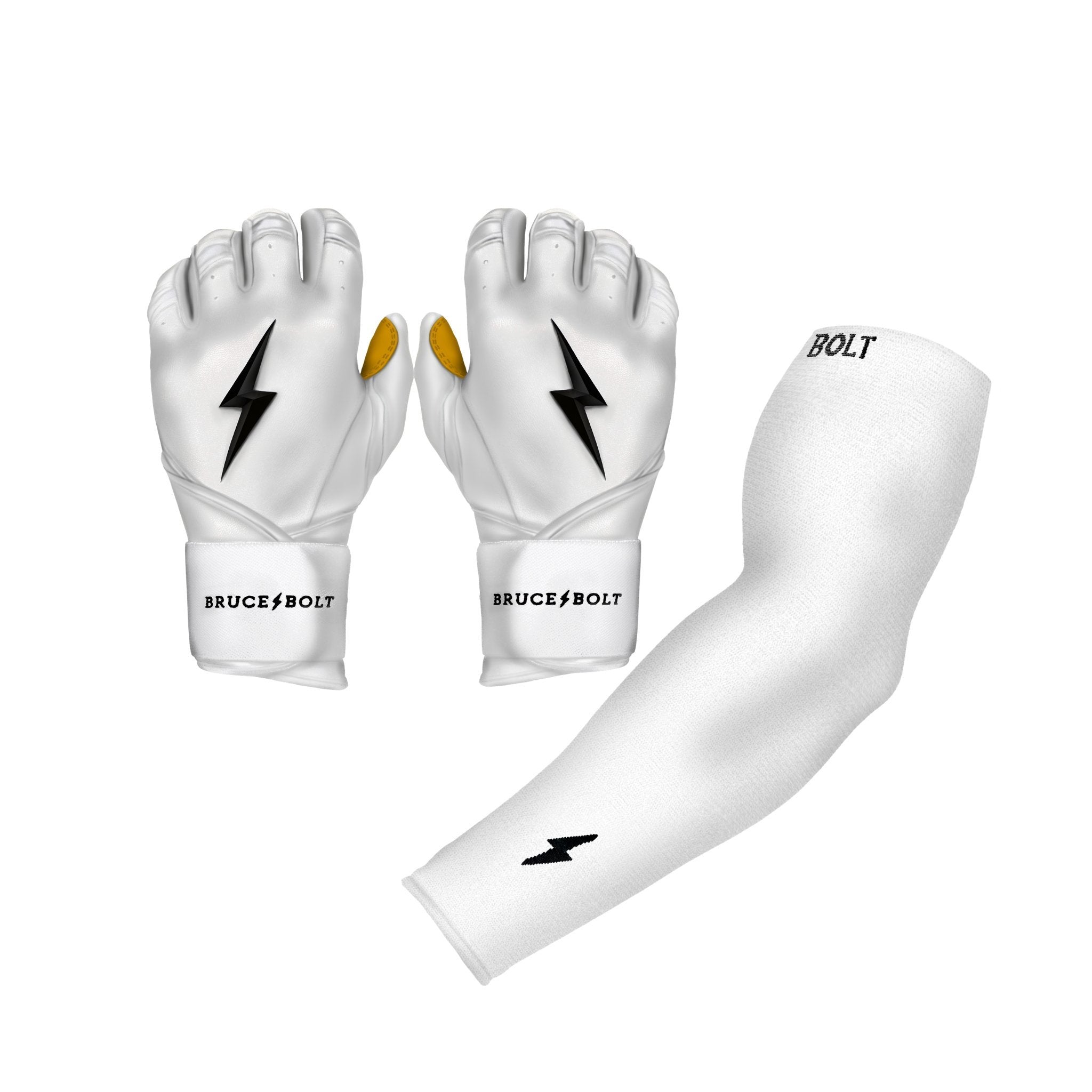 Graduated Compression Premium Arm Sleeve - White- quickbuy
