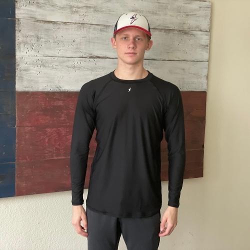 Performance Long Sleeve Shirt - Black- thumb 5