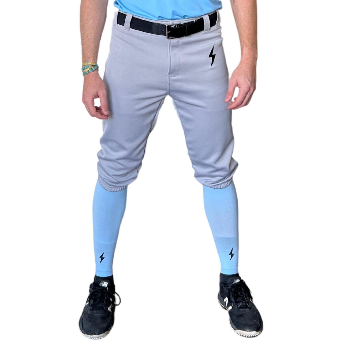 Louisville Slugger Men's Slugger Player's Boot-Cut Baseball Pants, Gray 