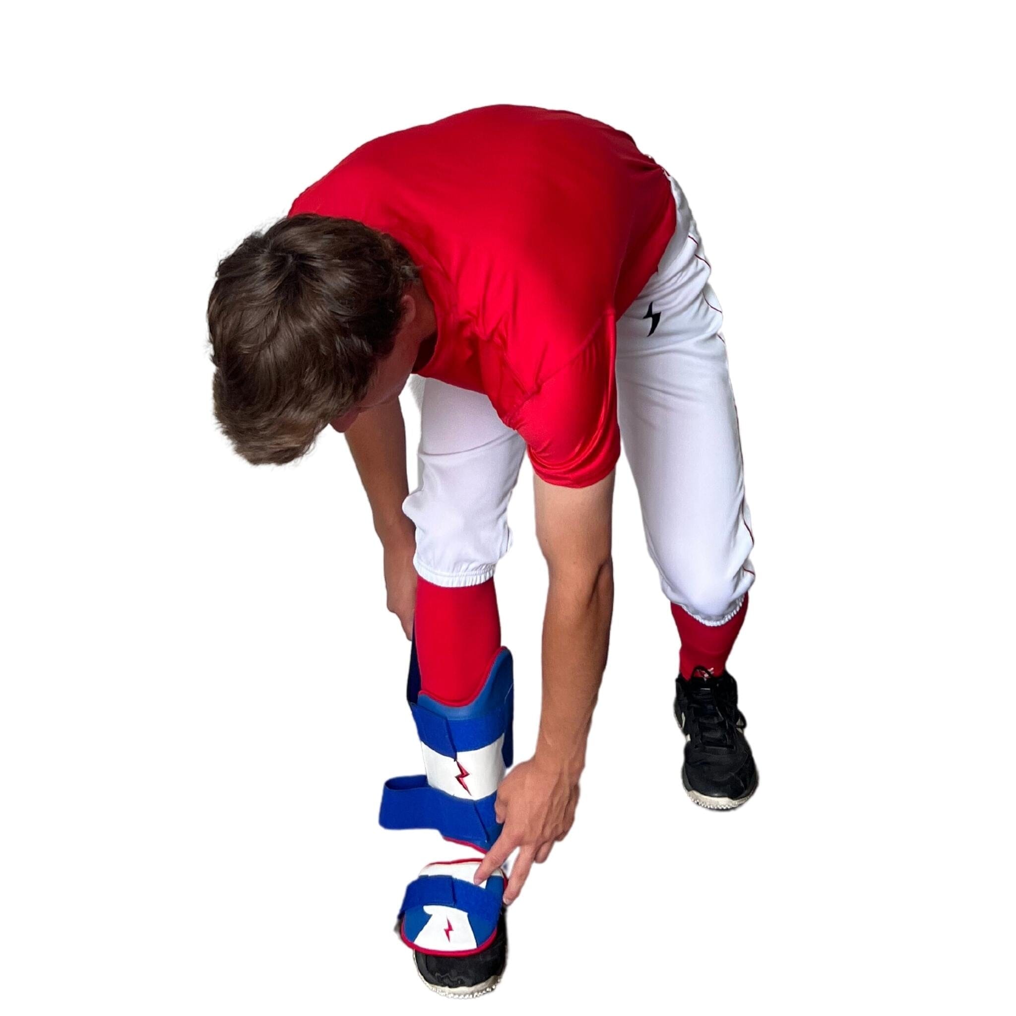Premium Pro Baseball Knicker Pant w/ Piping - White/Red- thumb 4