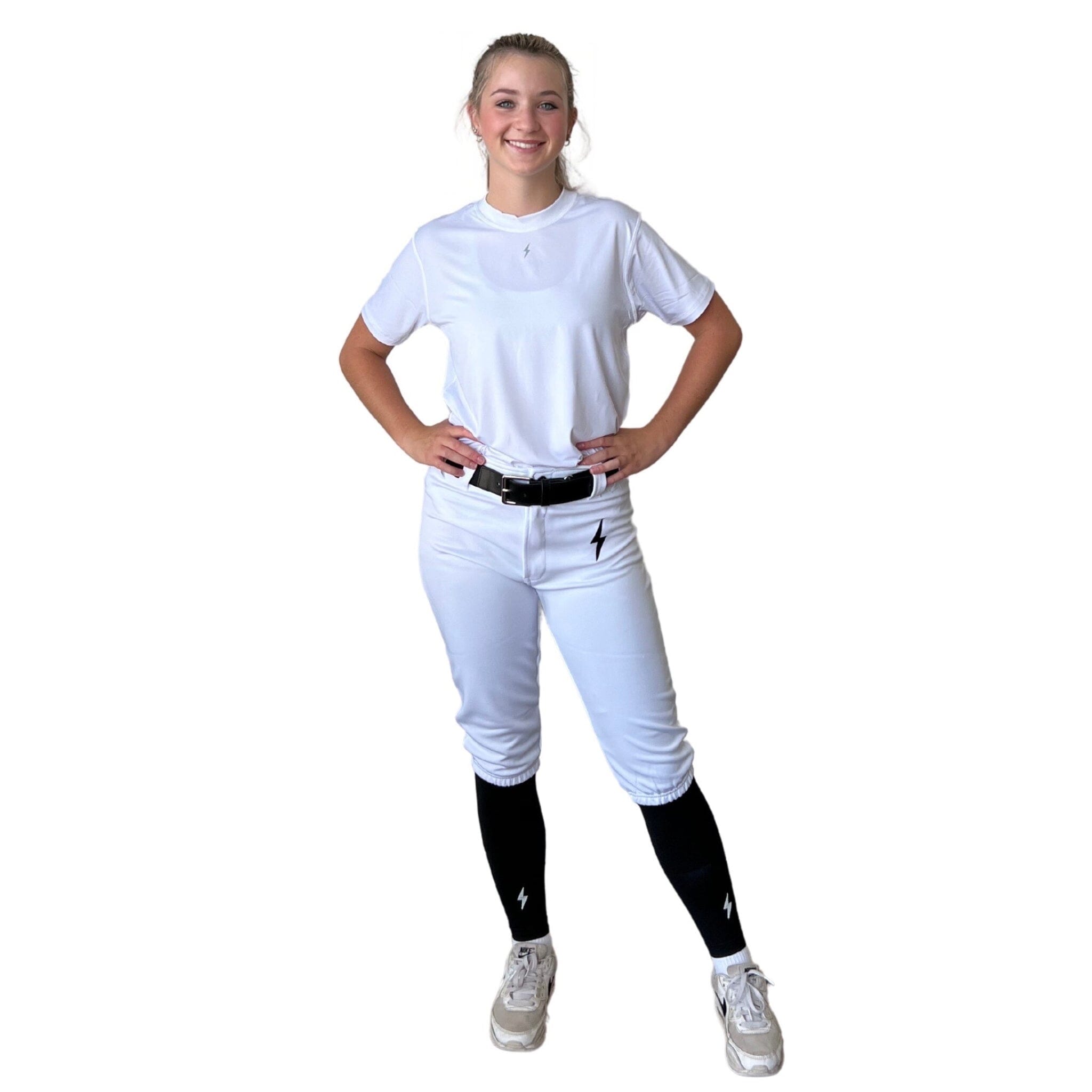 Premium Pro Softball Knicker Pant - White- quickbuy