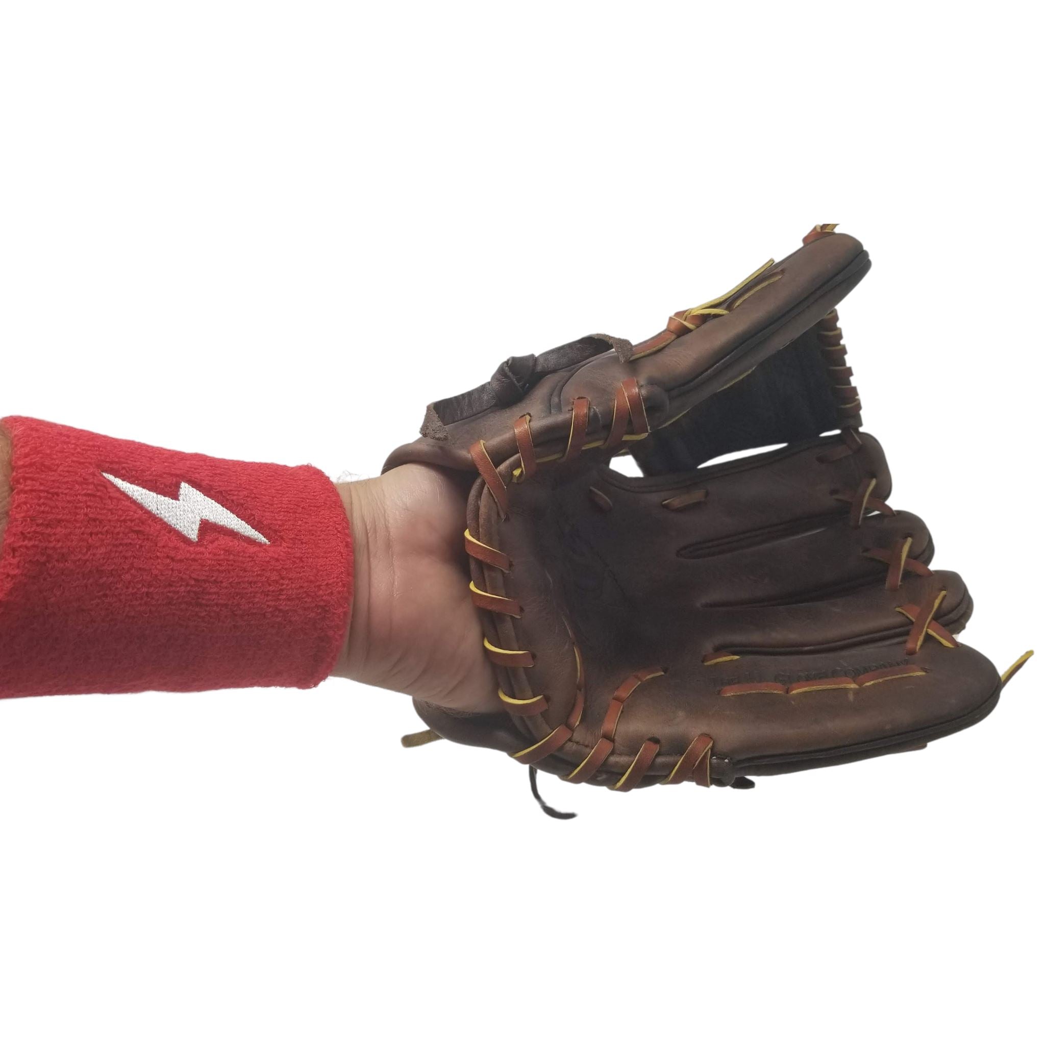 Premium Pro 4" Wristbands (2-Pack) - Red- thumb 2