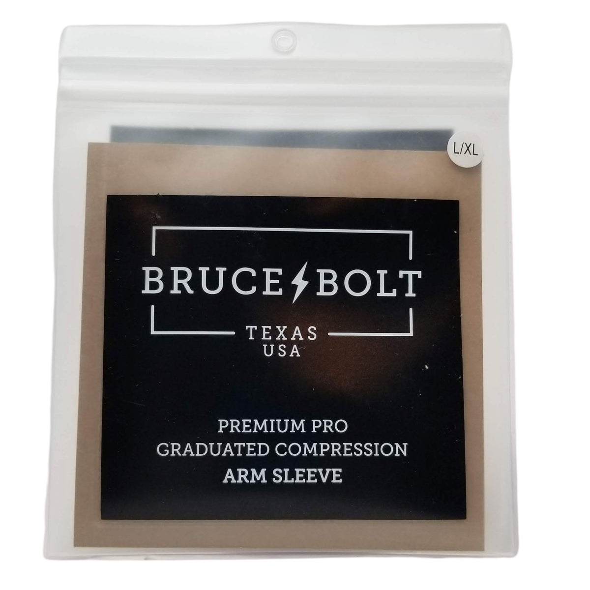 BRUCE BOLT Graduated Compression Premium Arm Sleeve - YELLOW