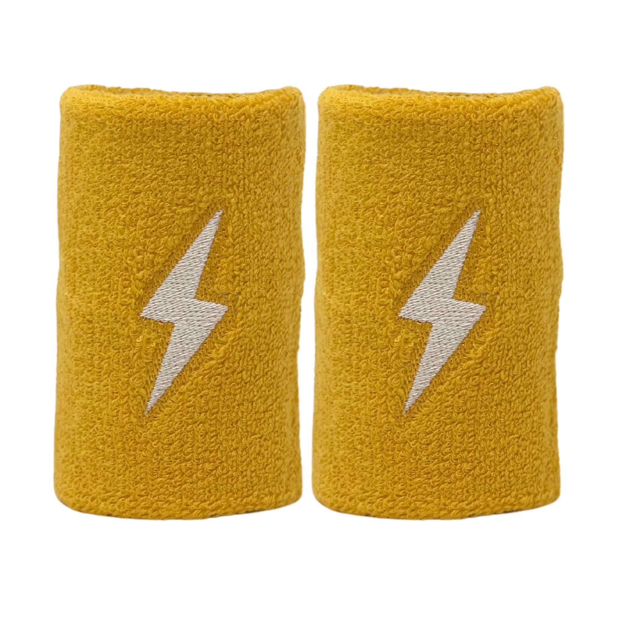 Premium Pro 4" Wristbands (2-Pack) - Yellow- quickbuy