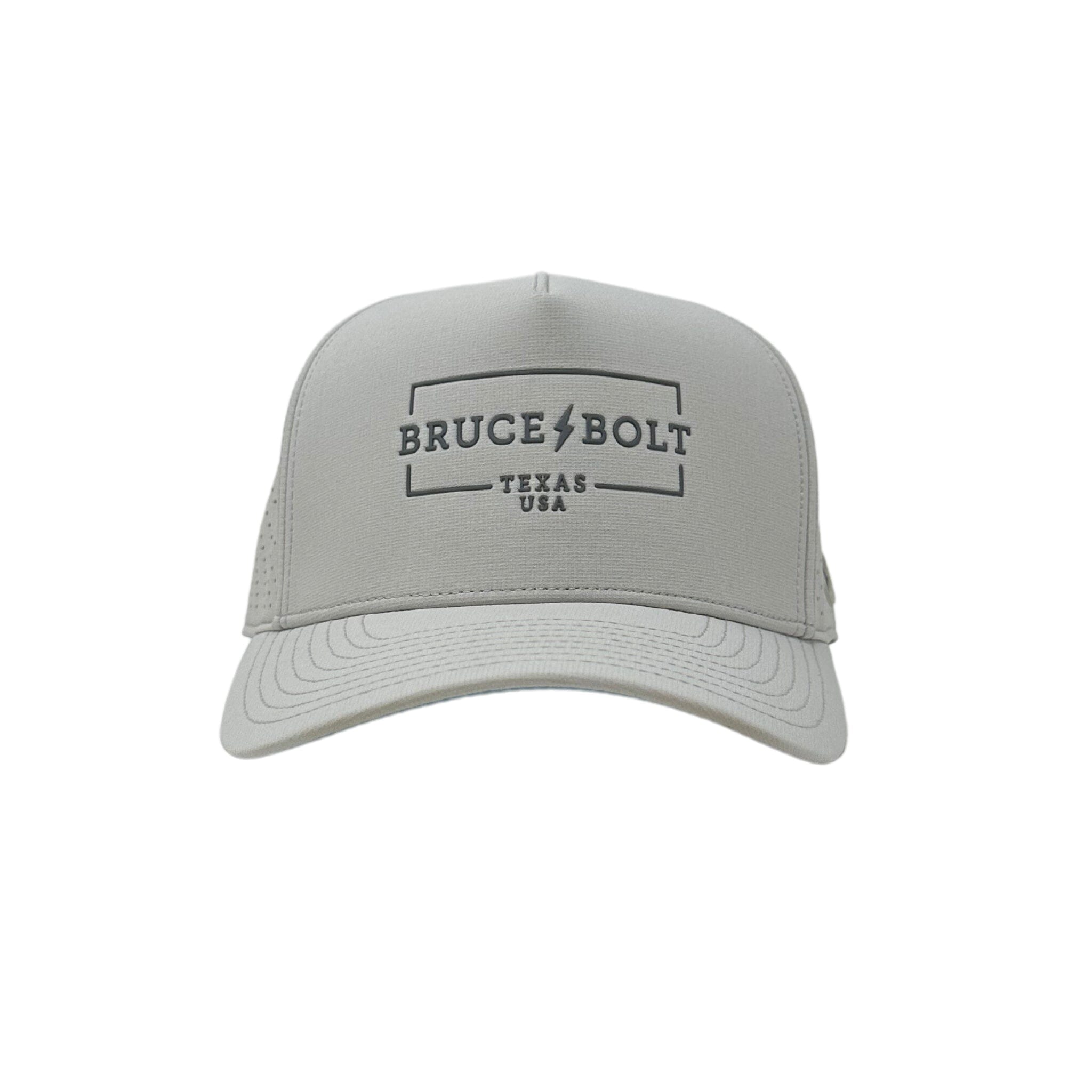 "BRUCE BOLT" Standard Snapback Hat - Grey- quickbuy