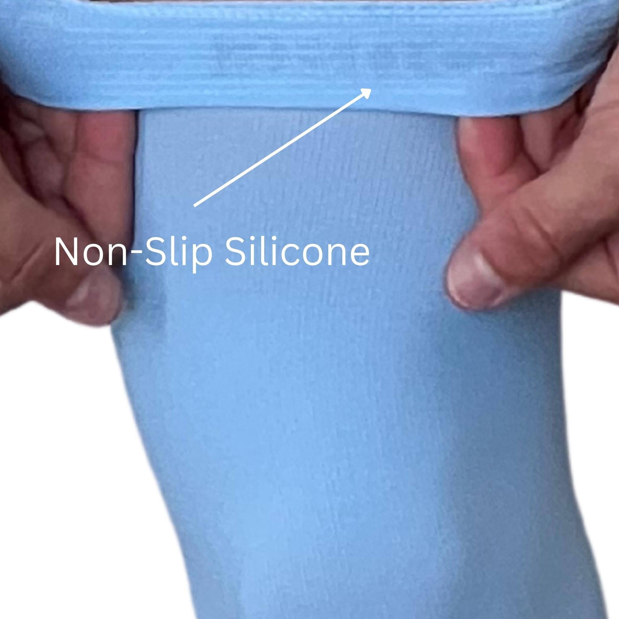Compression Xtra Long Leg Sleeves (2-Pack) - Baby Blue- thumb 4