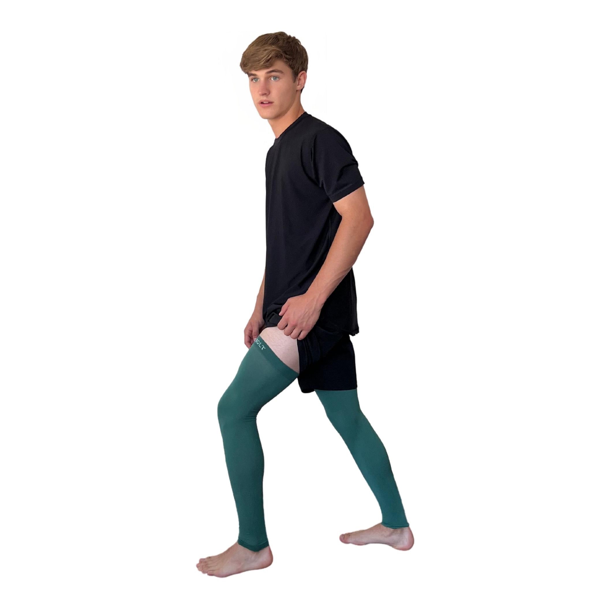 Compression Xtra Long Leg Sleeves (2-Pack) - Green- thumb 5