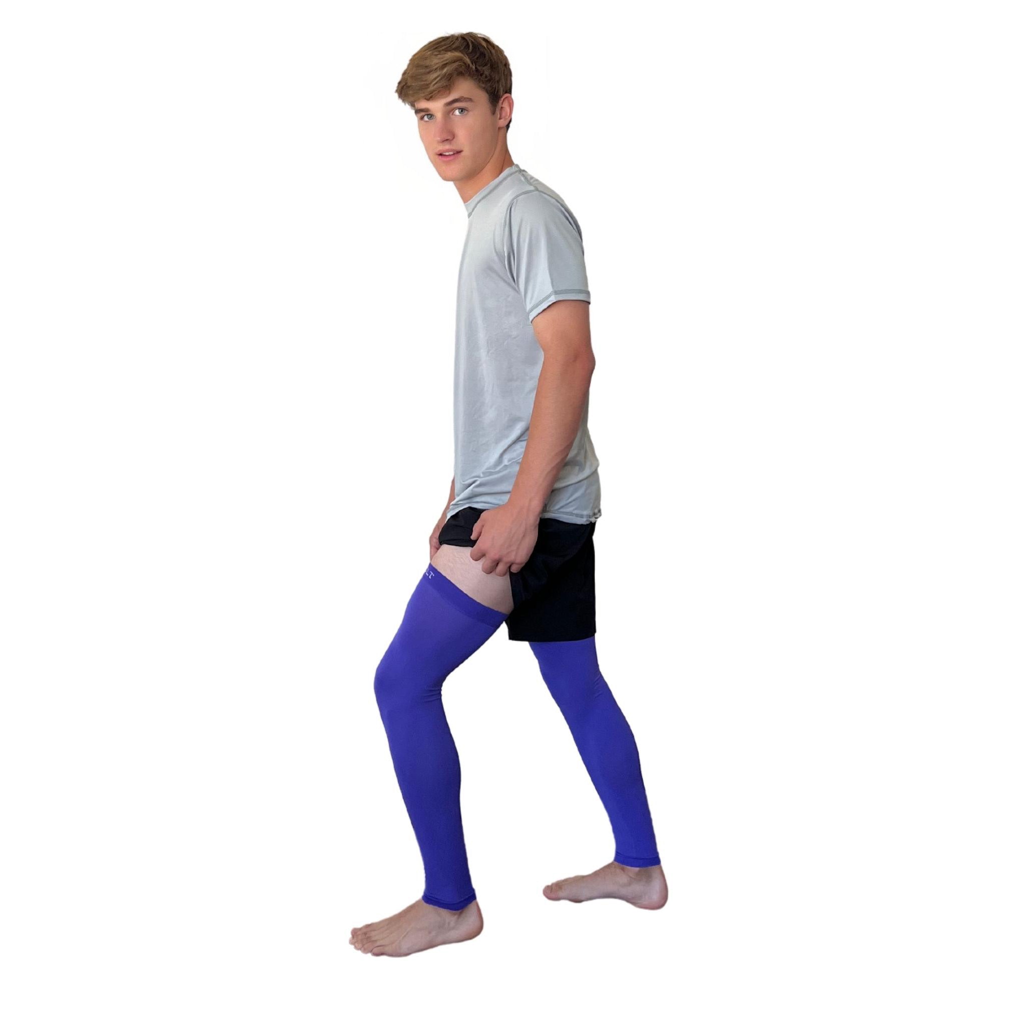 Compression Xtra Long Leg Sleeves (2-Pack) - Purple- thumb 4