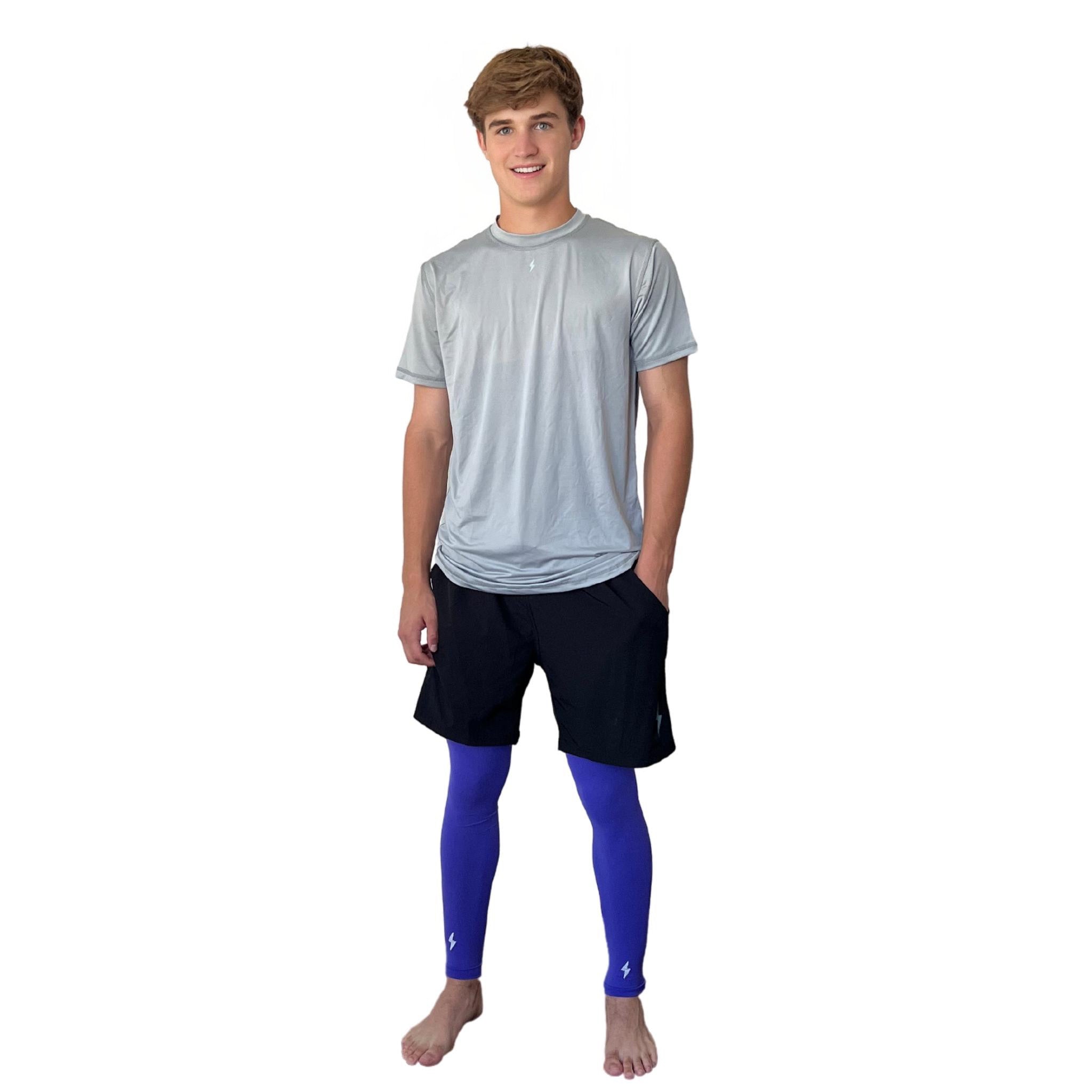 Compression Xtra Long Leg Sleeves (2-Pack) - Purple- thumb 5