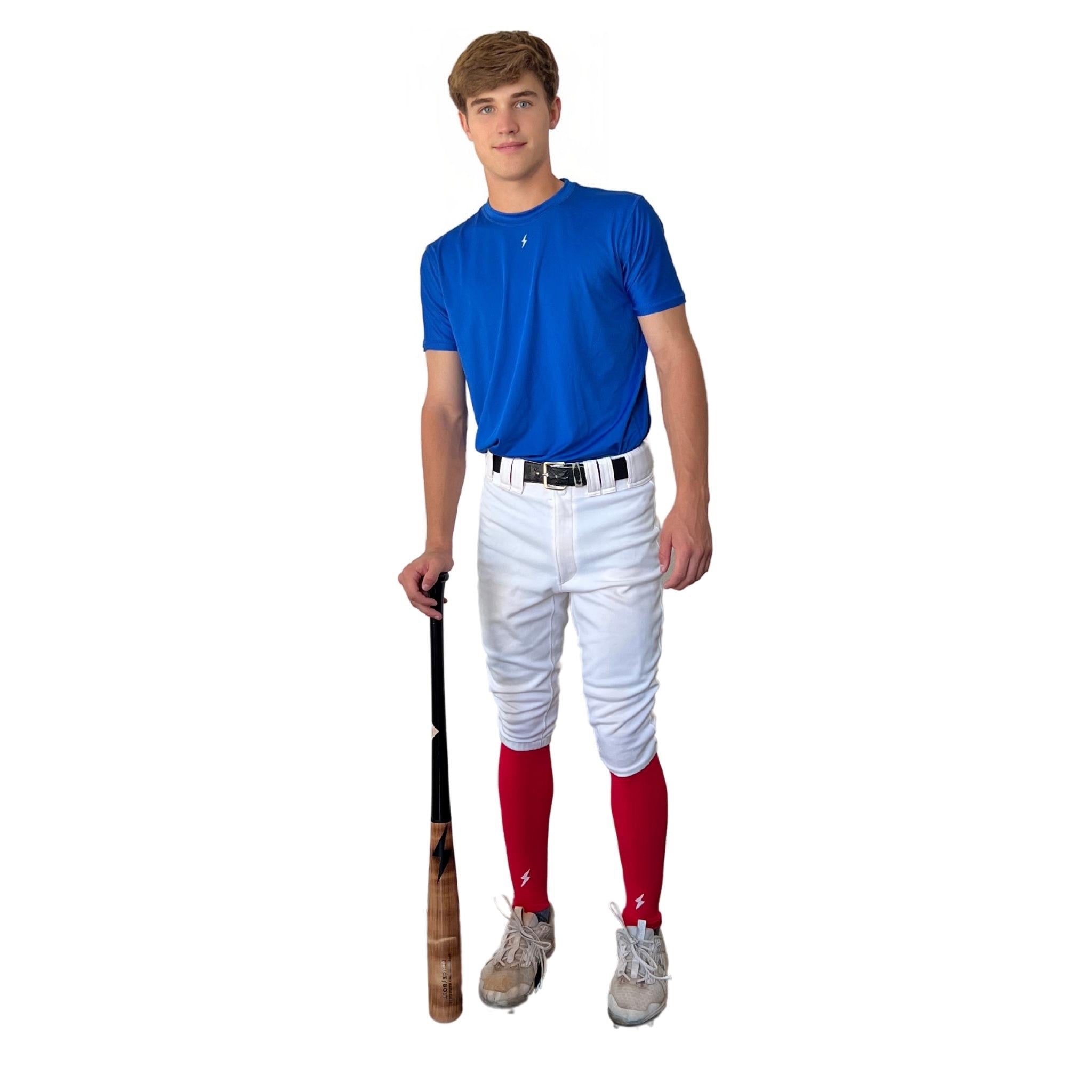Compression Xtra Long Leg Sleeves (2-Pack) - Red- thumb 3
