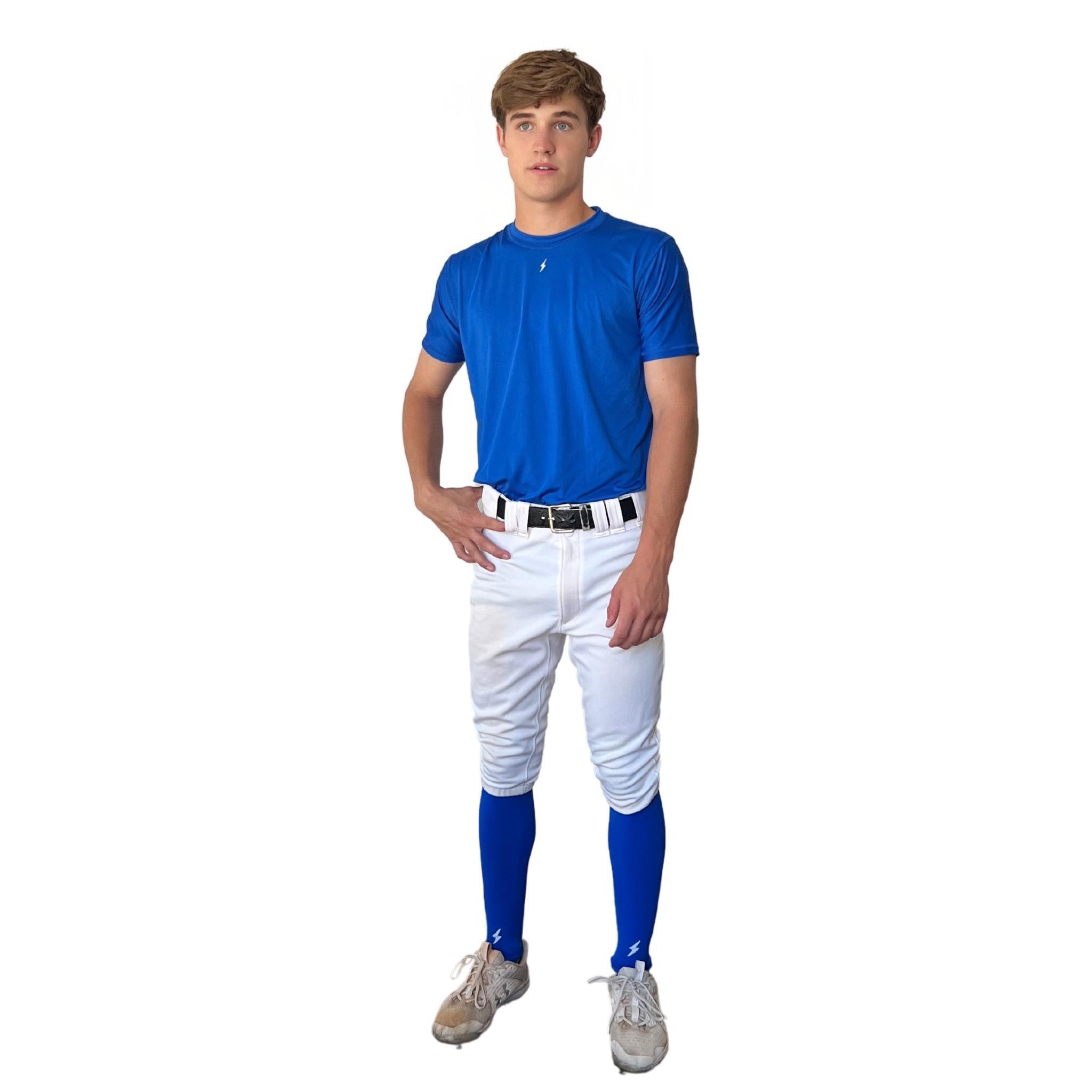 Compression Xtra Long Leg Sleeves (2-Pack) - Royal Blue- thumb 3