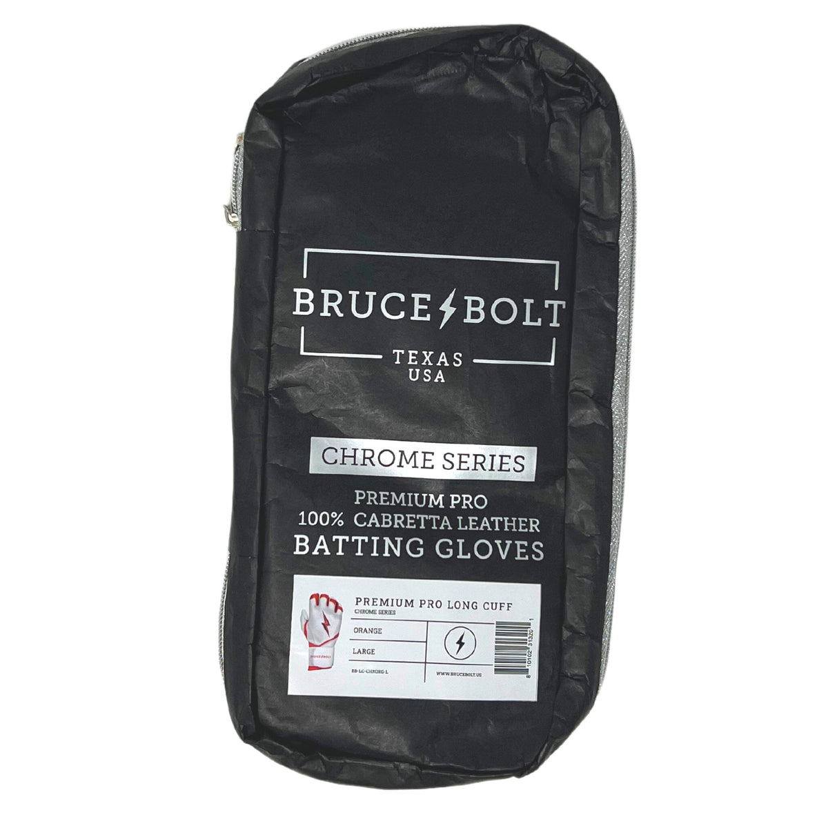 Team Issued Batting Gloves - Bruce Bolt - Blue, Orange and Grey