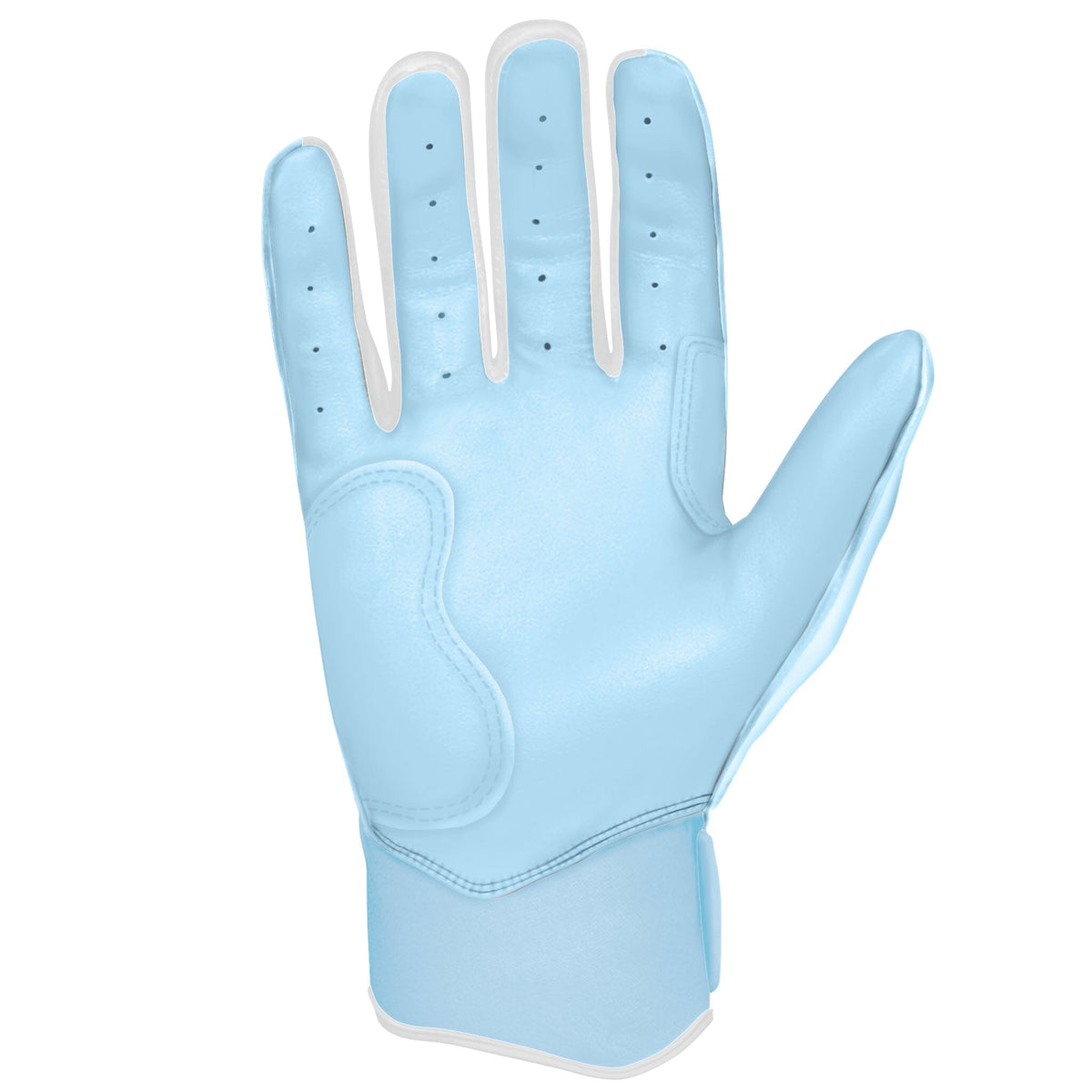PREMIUM PRO HAPP Series Short Cuff Batting Gloves | BABY BLUE