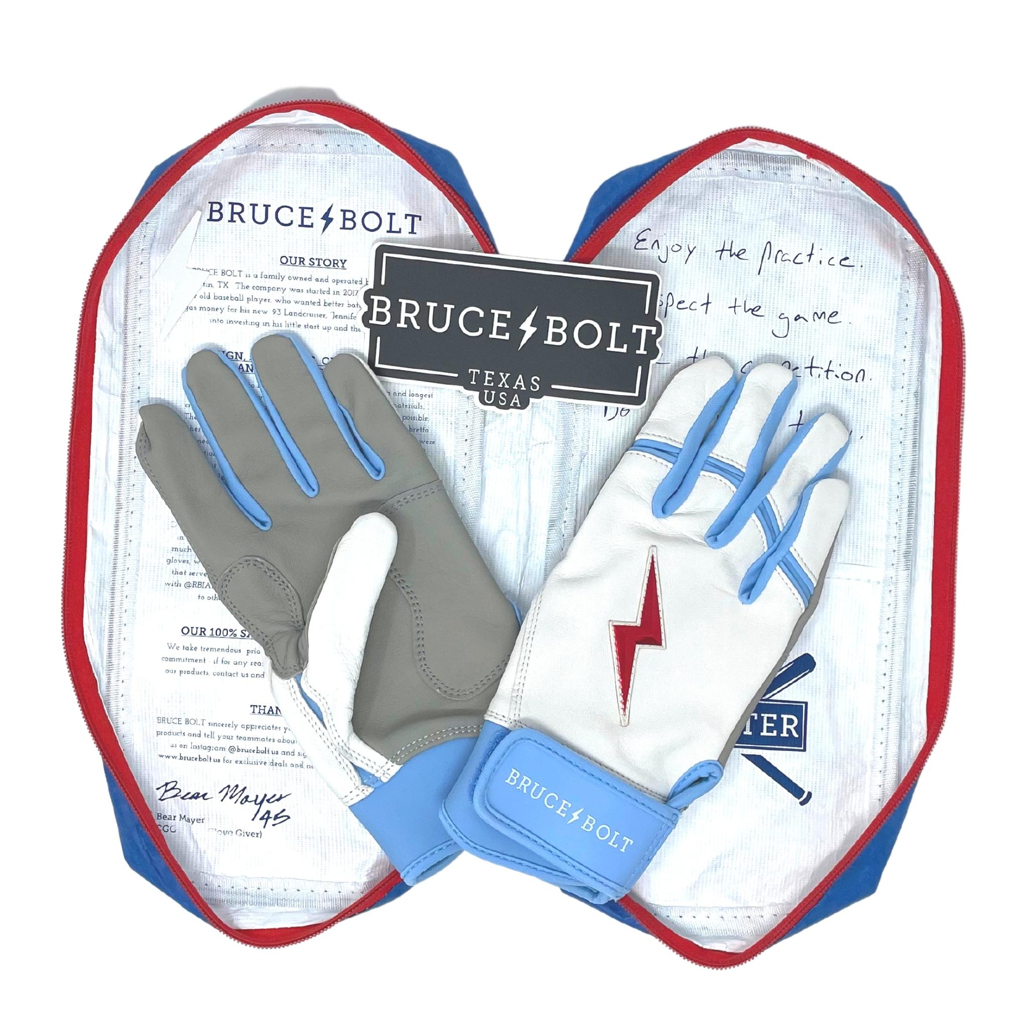 Ian Happ Signature Series Short Cuff Batting Gloves - White- thumb 7