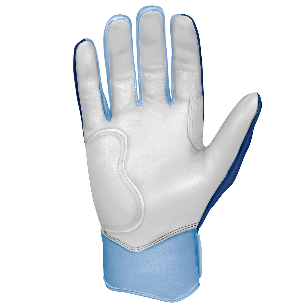 Light Blue and Navy Batting Gloves  Protective Batting Gloves – BRUCE BOLT